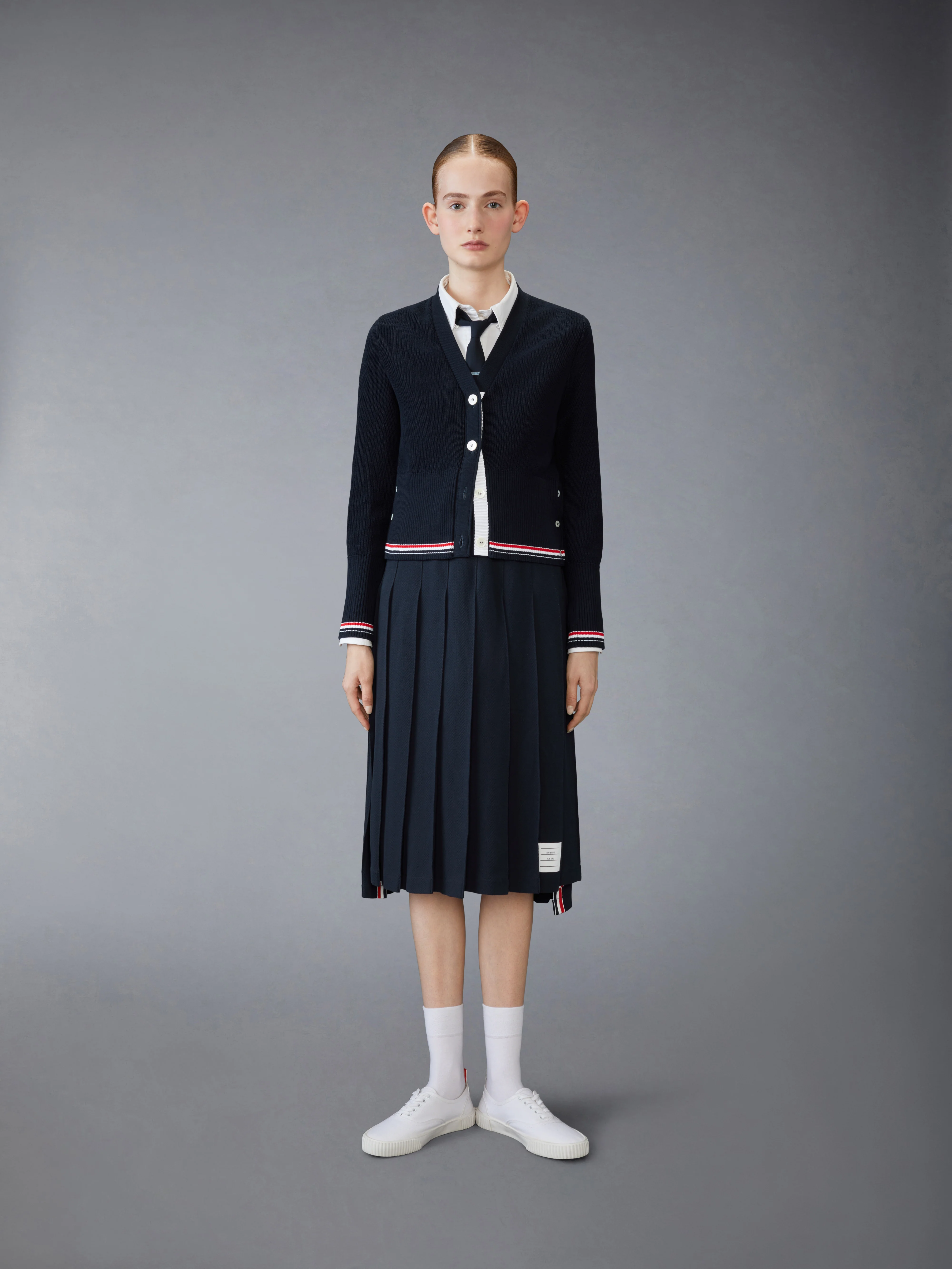 COTTON PLEATED SKIRT - Image 4