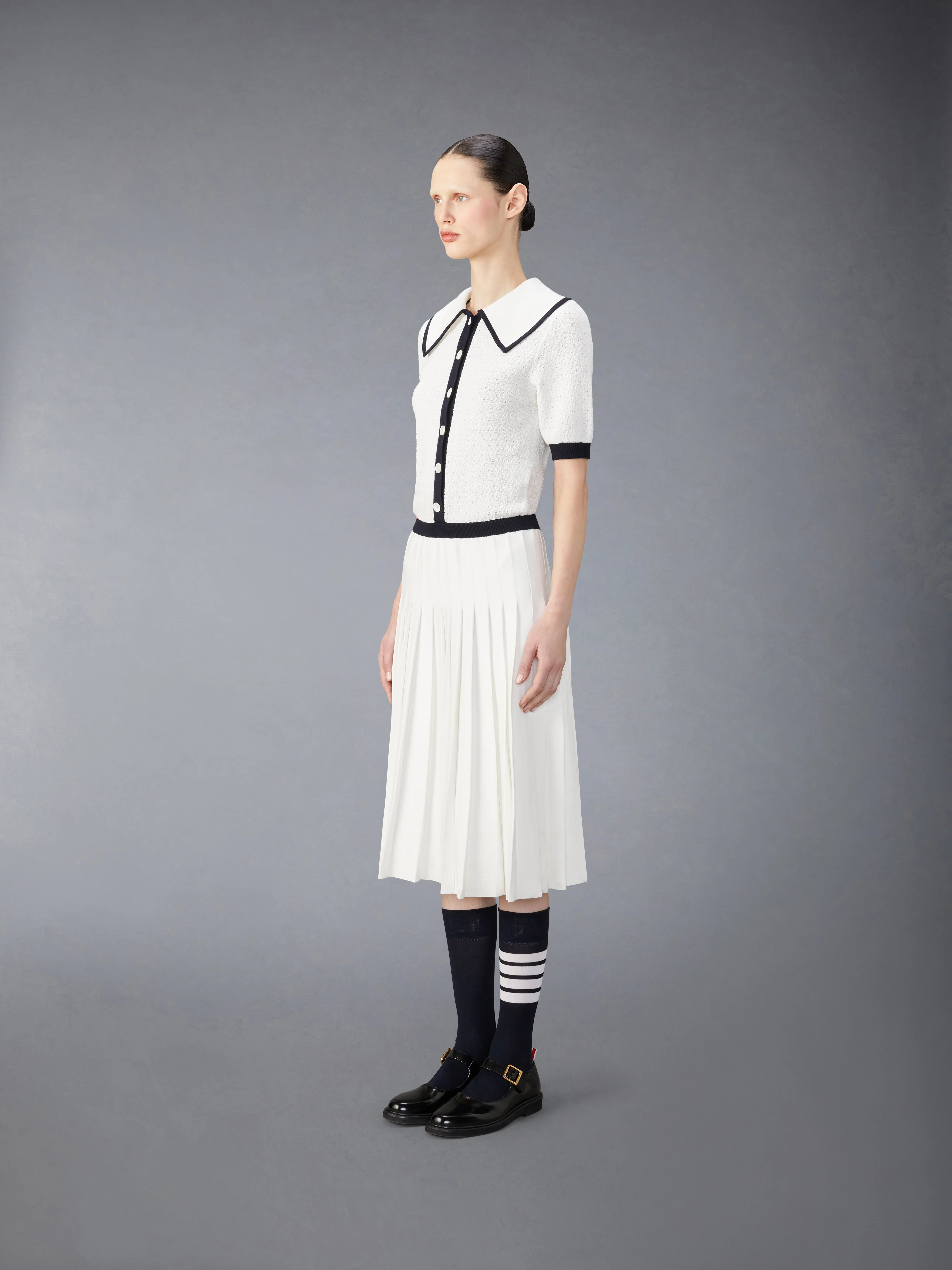 COTTON POINTELLE DRESS - Image 2