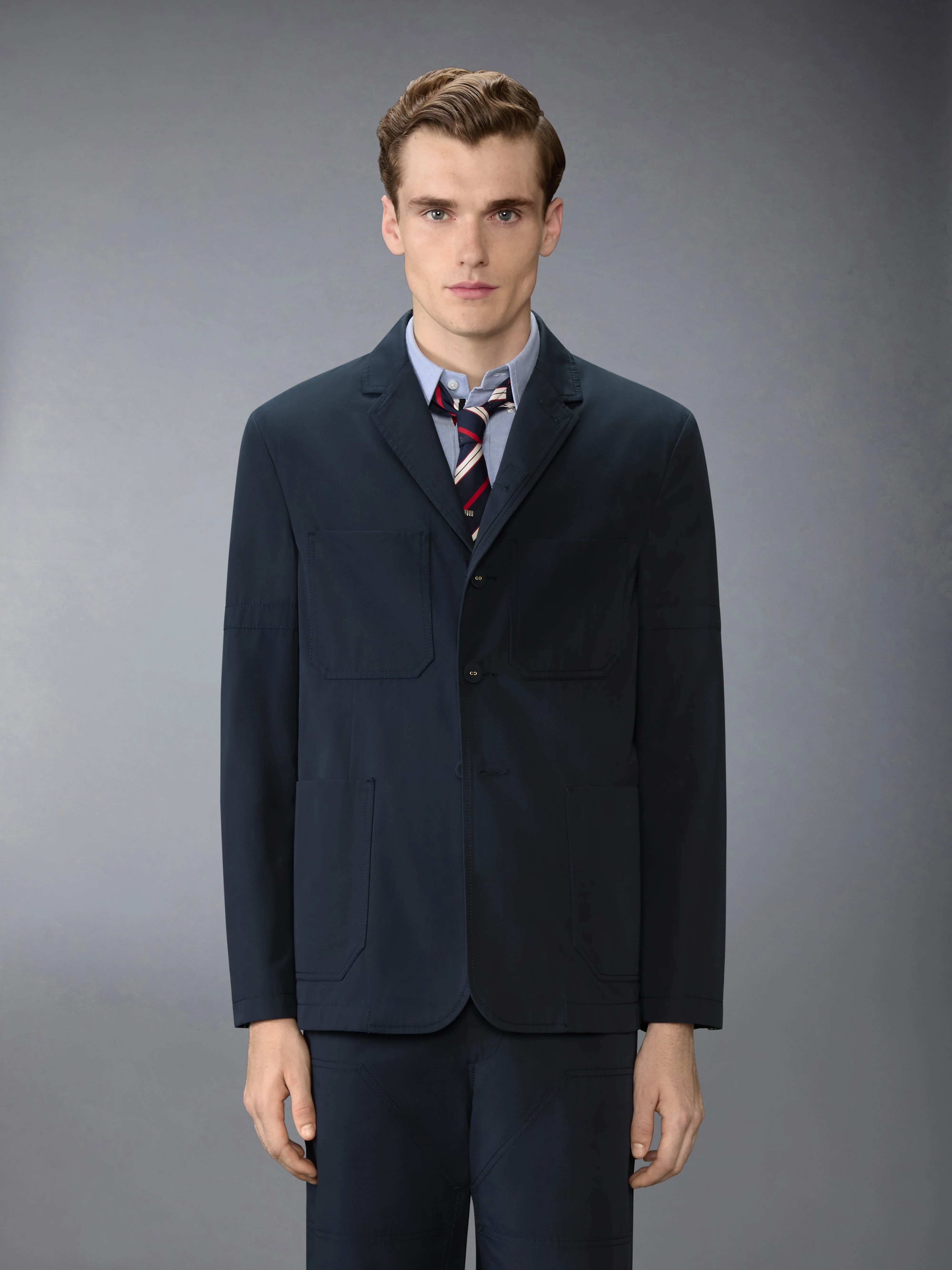 COTTON SUITING SPORTCOAT WITH ARMBANDS