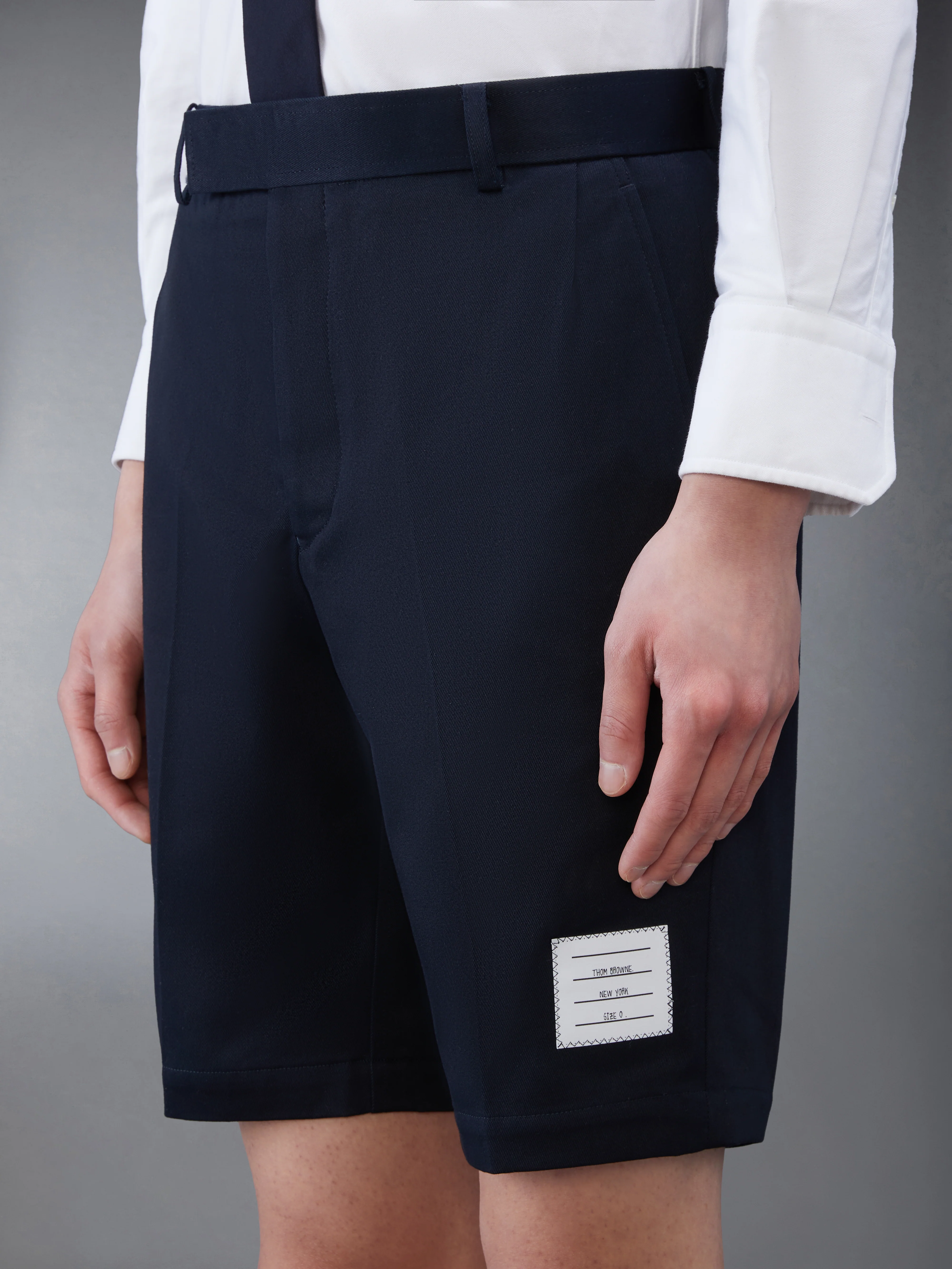 COTTON TWILL CHINO SHORTS - Image 4