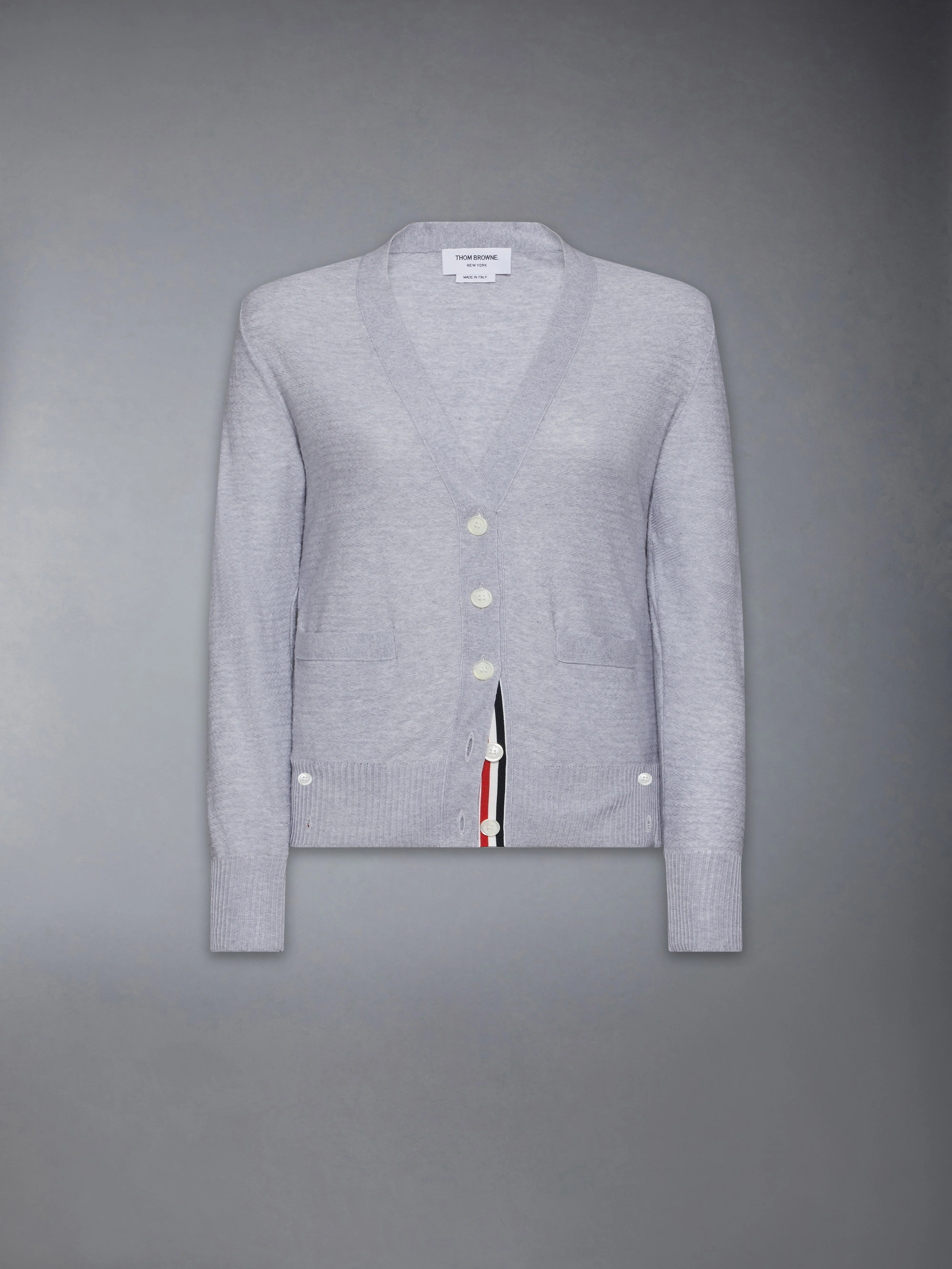 COTTON V NECK CARDIGAN - Image 6