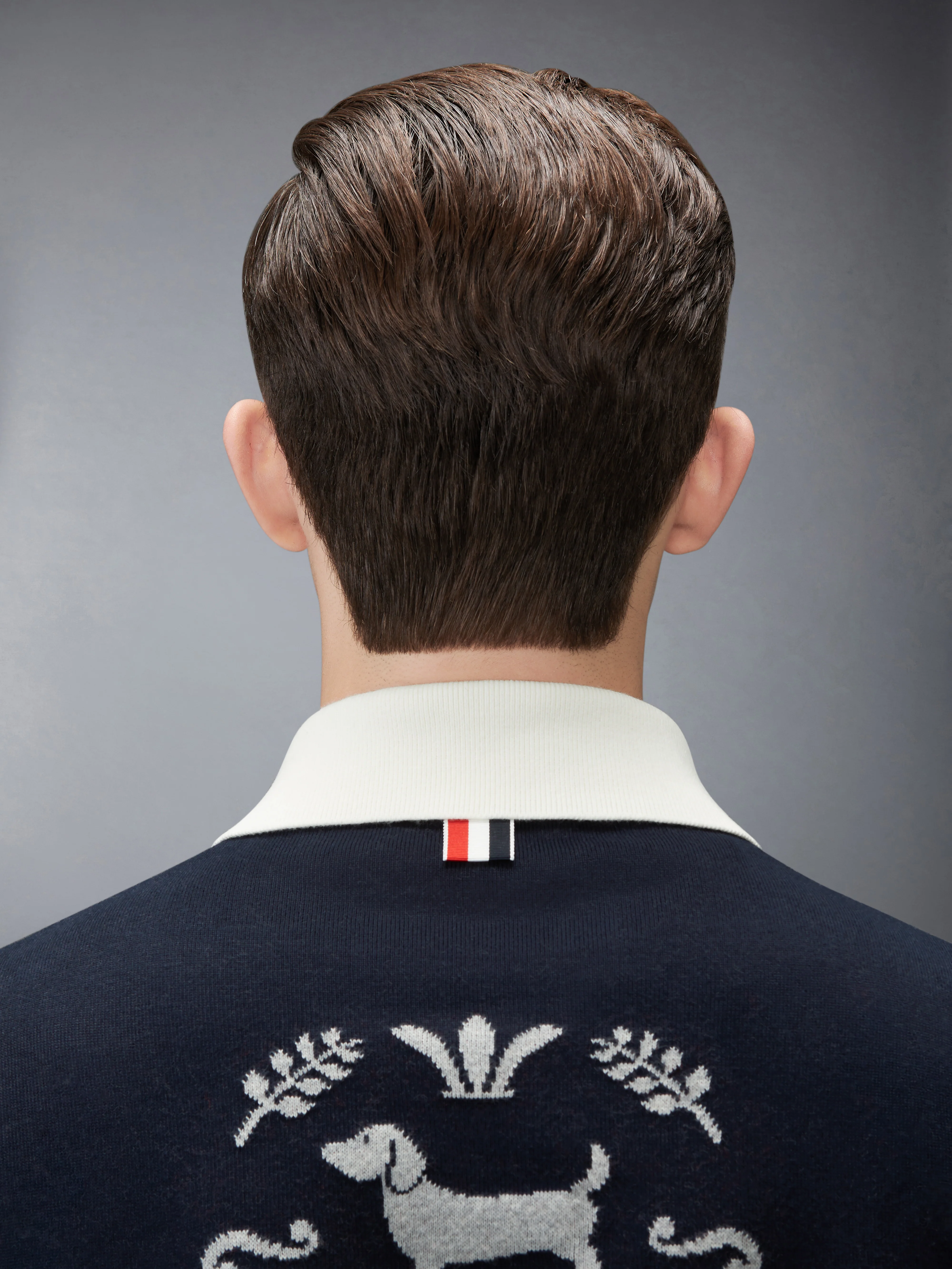 CREST INTARSIA JACQUARD 4-BAR RUGBY FIT POLO - Image 4