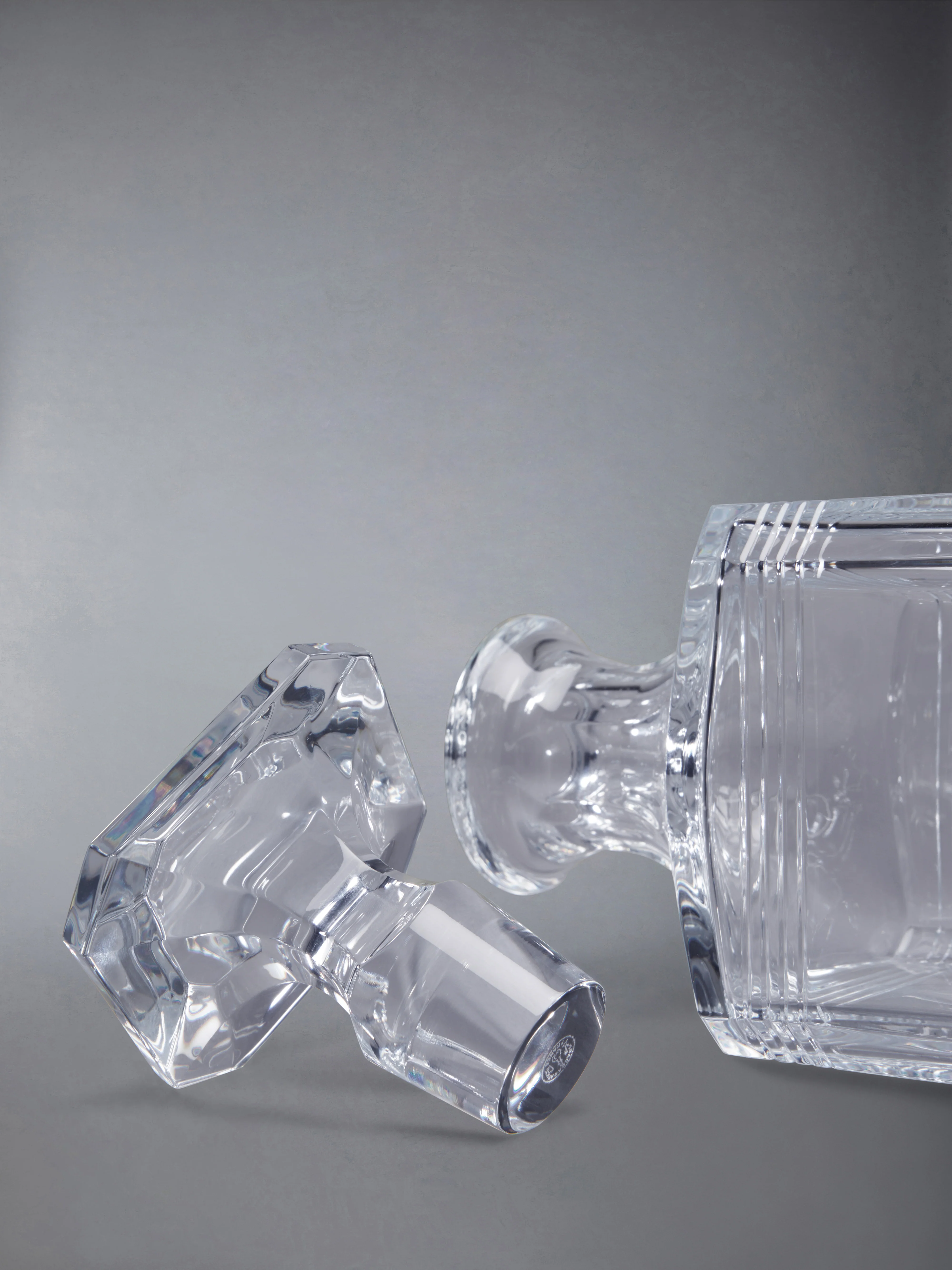 CRYSTAL 4-BAR BACCARAT WHISKEY CARAFE - Image 3