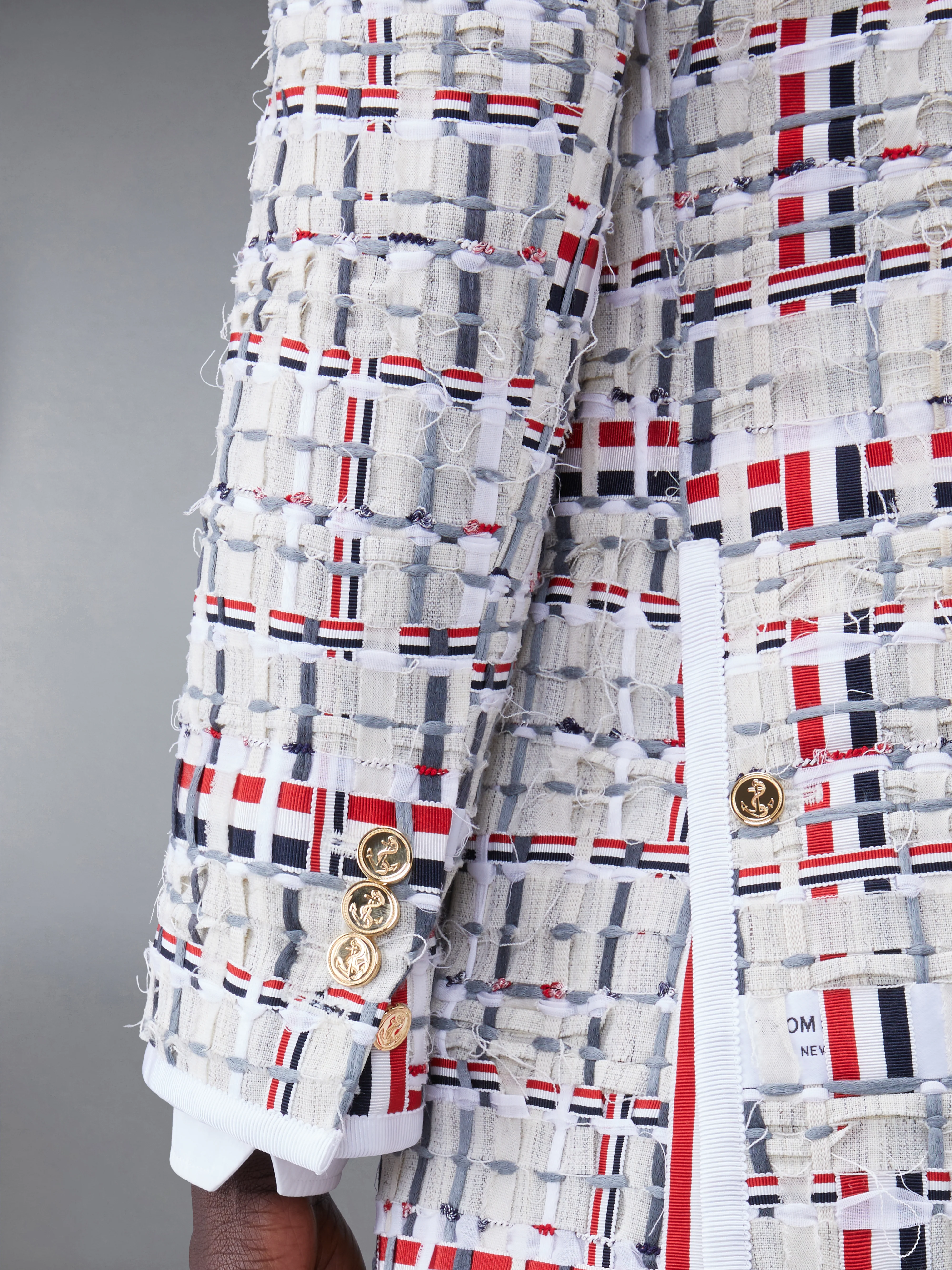 DECONSTRUCTED TWEED SLIM FIT SPORT COAT - Image 4