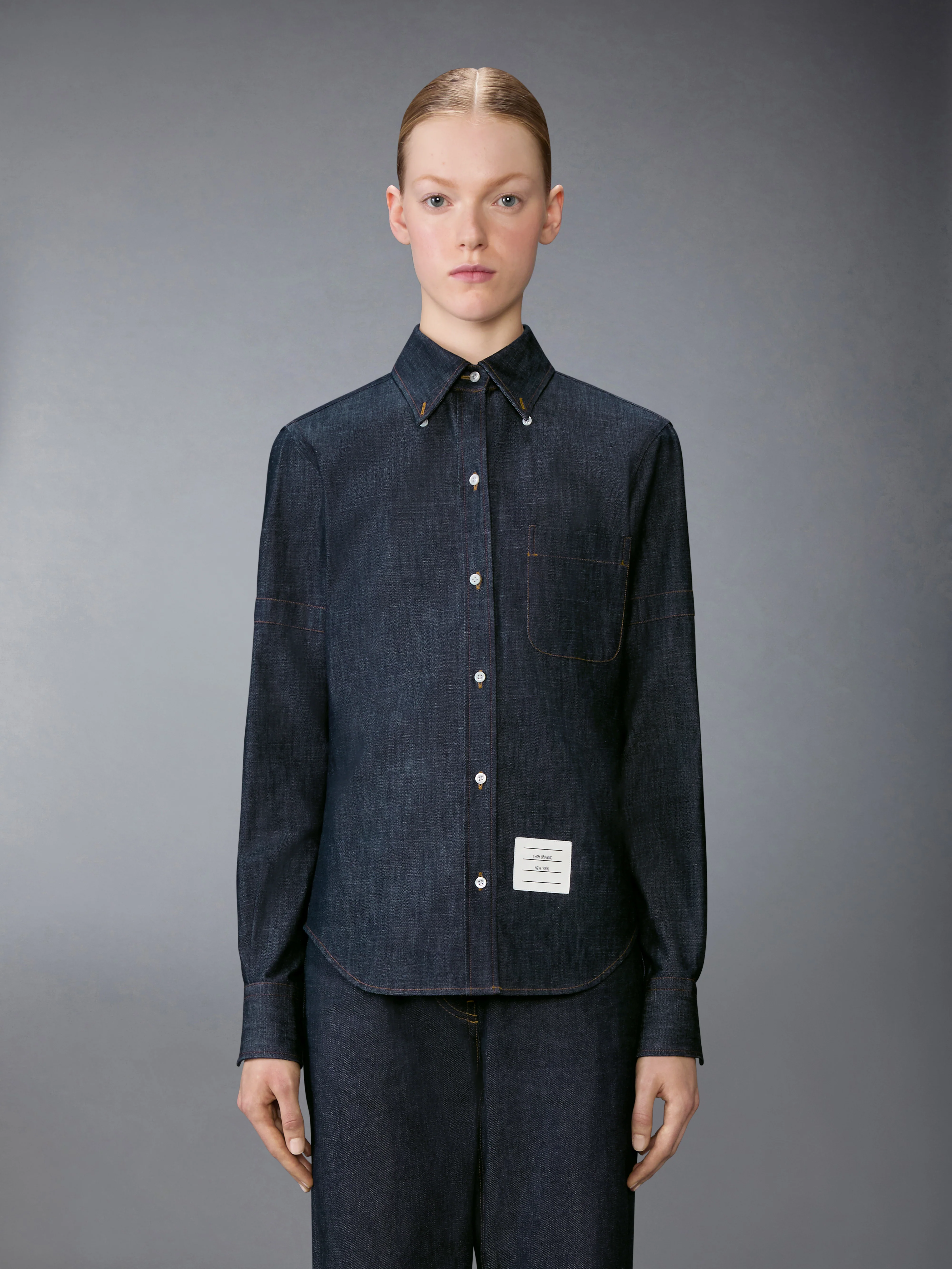 DENIM ARMBAND SHIRT