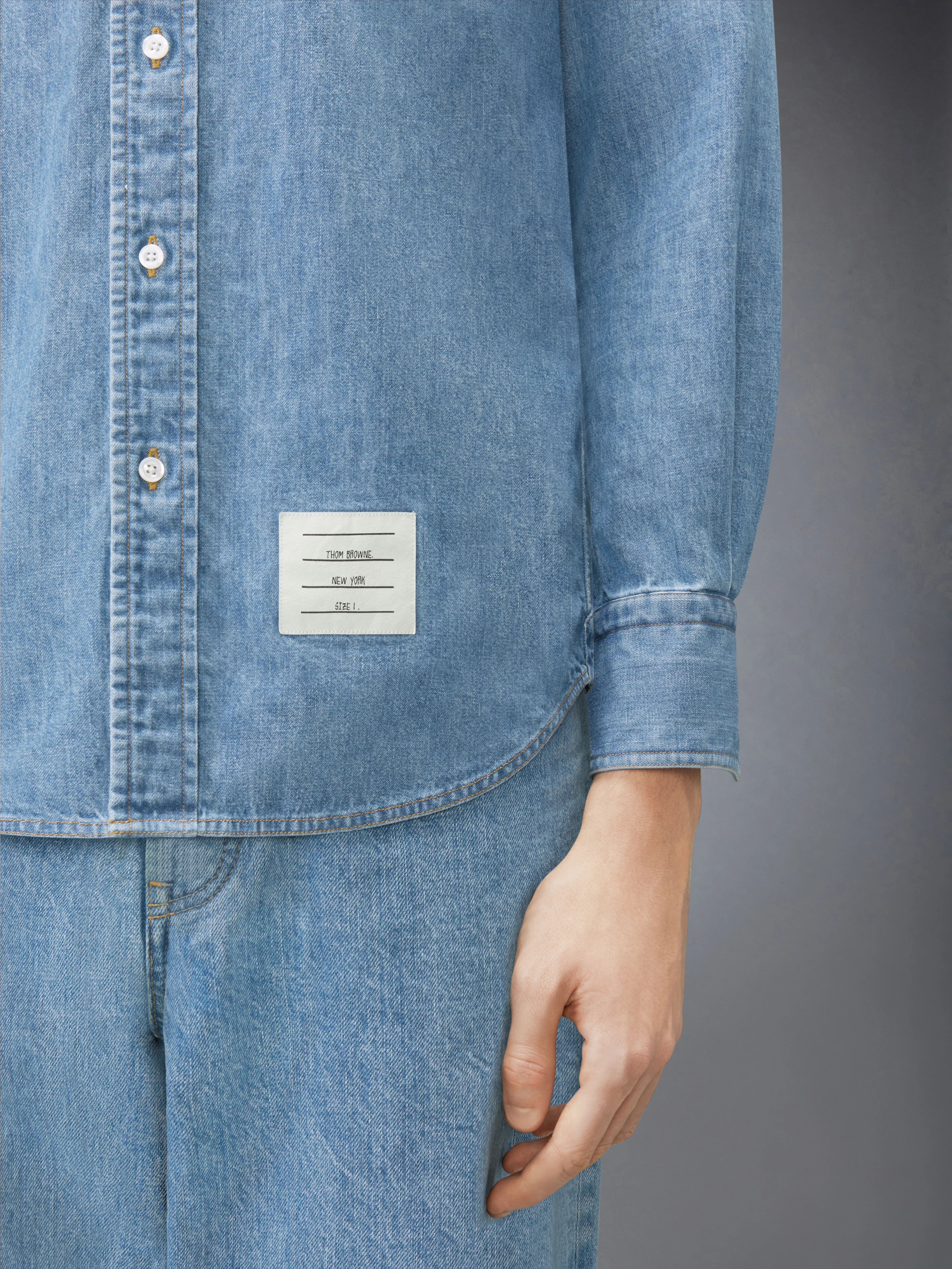 DENIM ARMBAND SHIRT - Image 6
