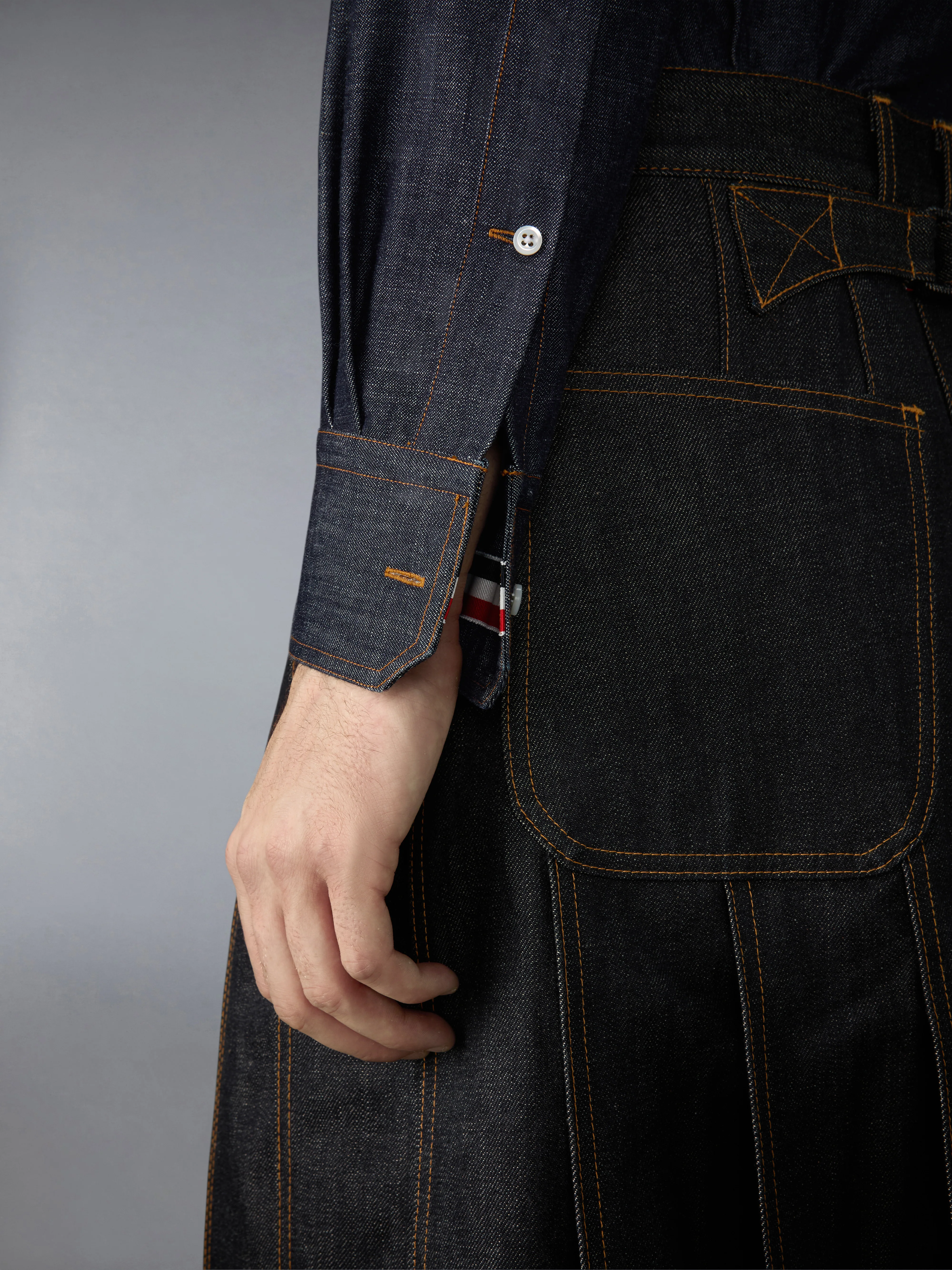 DENIM ARMBAND SHIRT - Image 5
