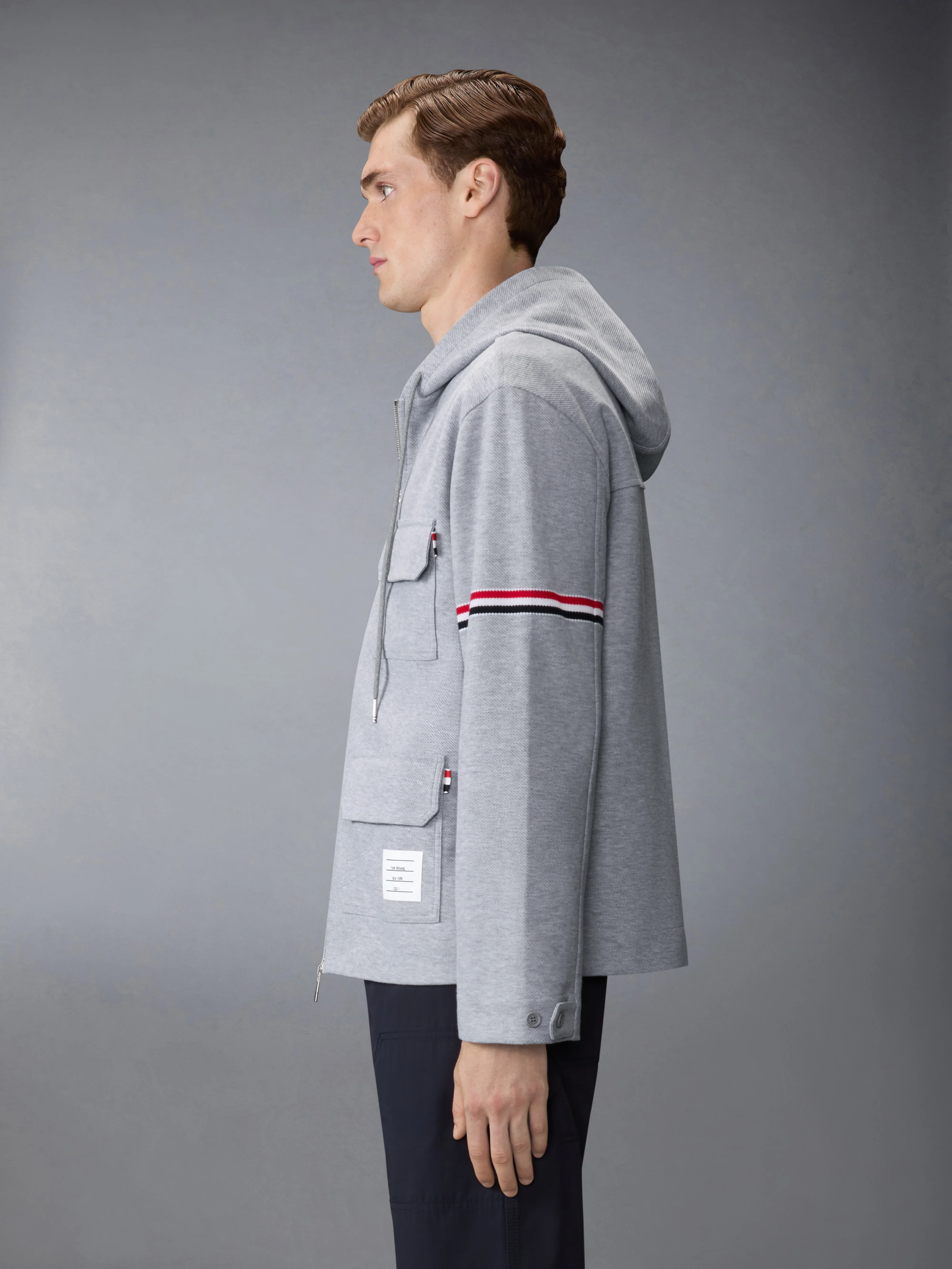 DOUBLE FACE TECH TWILL OVERSIZED PARKA WITH ARMBANDS - Image 2