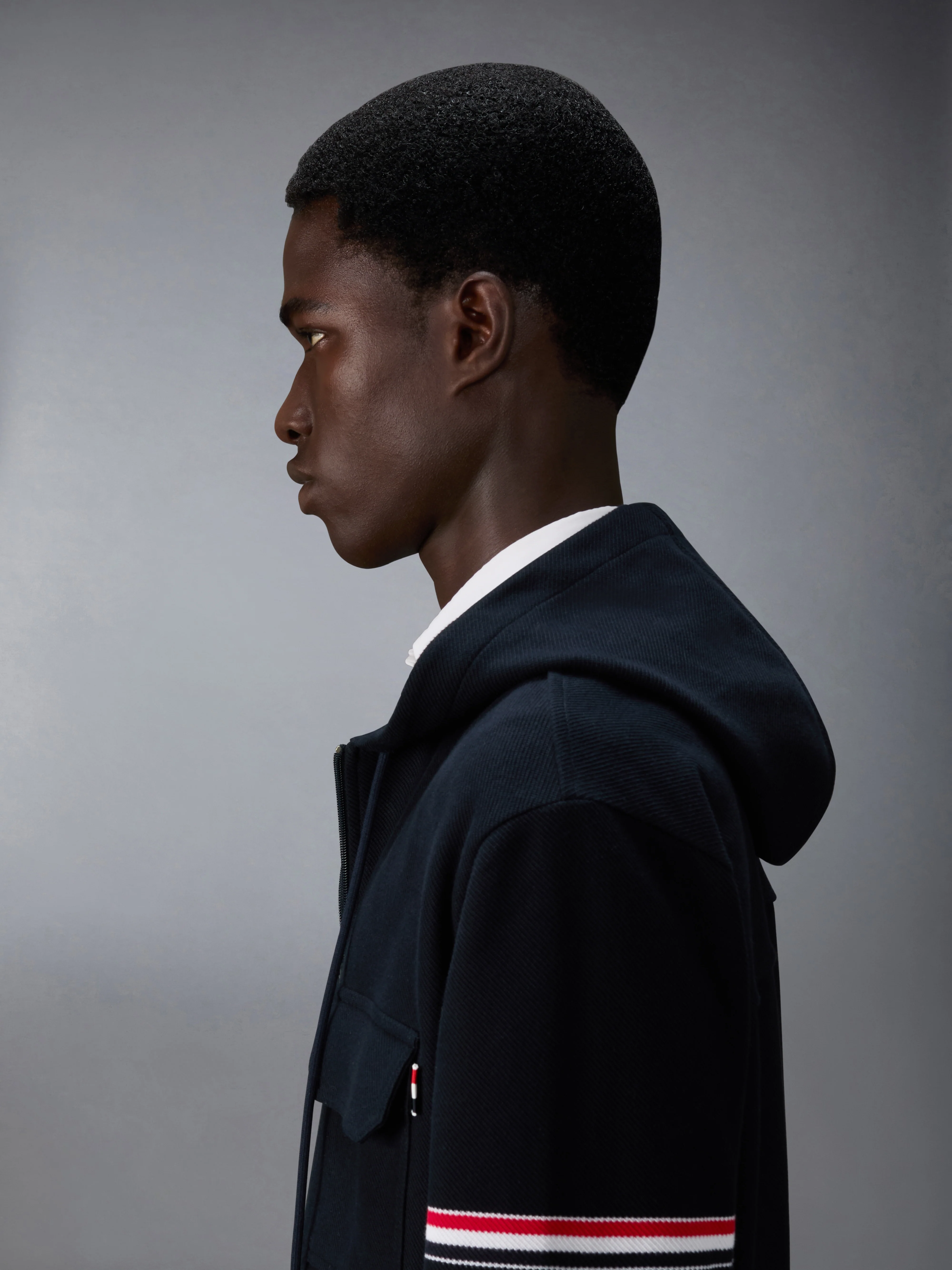 DOUBLE FACE TECH TWILL OVERSIZED PARKA WITH ARMBANDS - Image 2