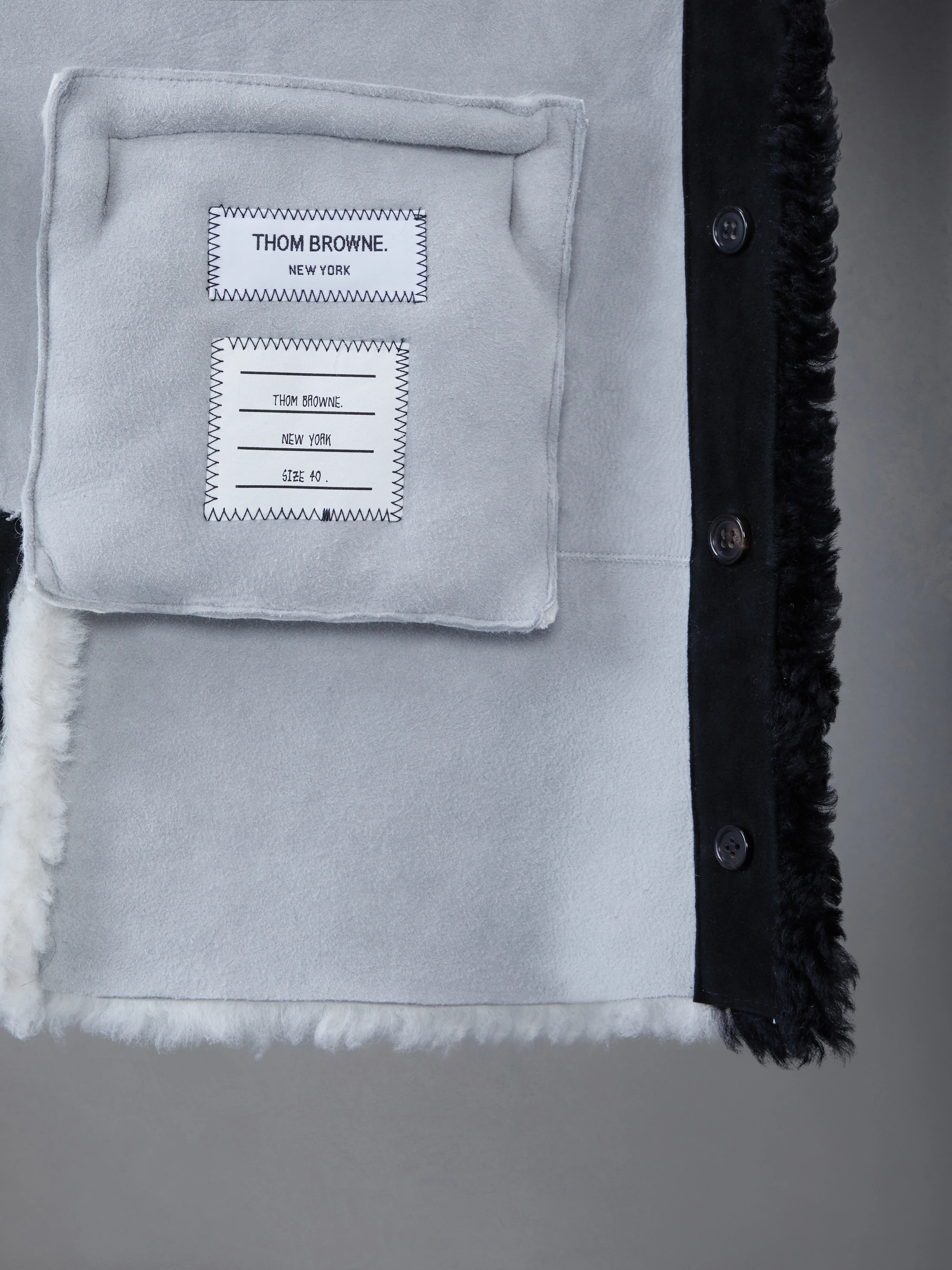 Dyed Shearling Cardigan - Image 5