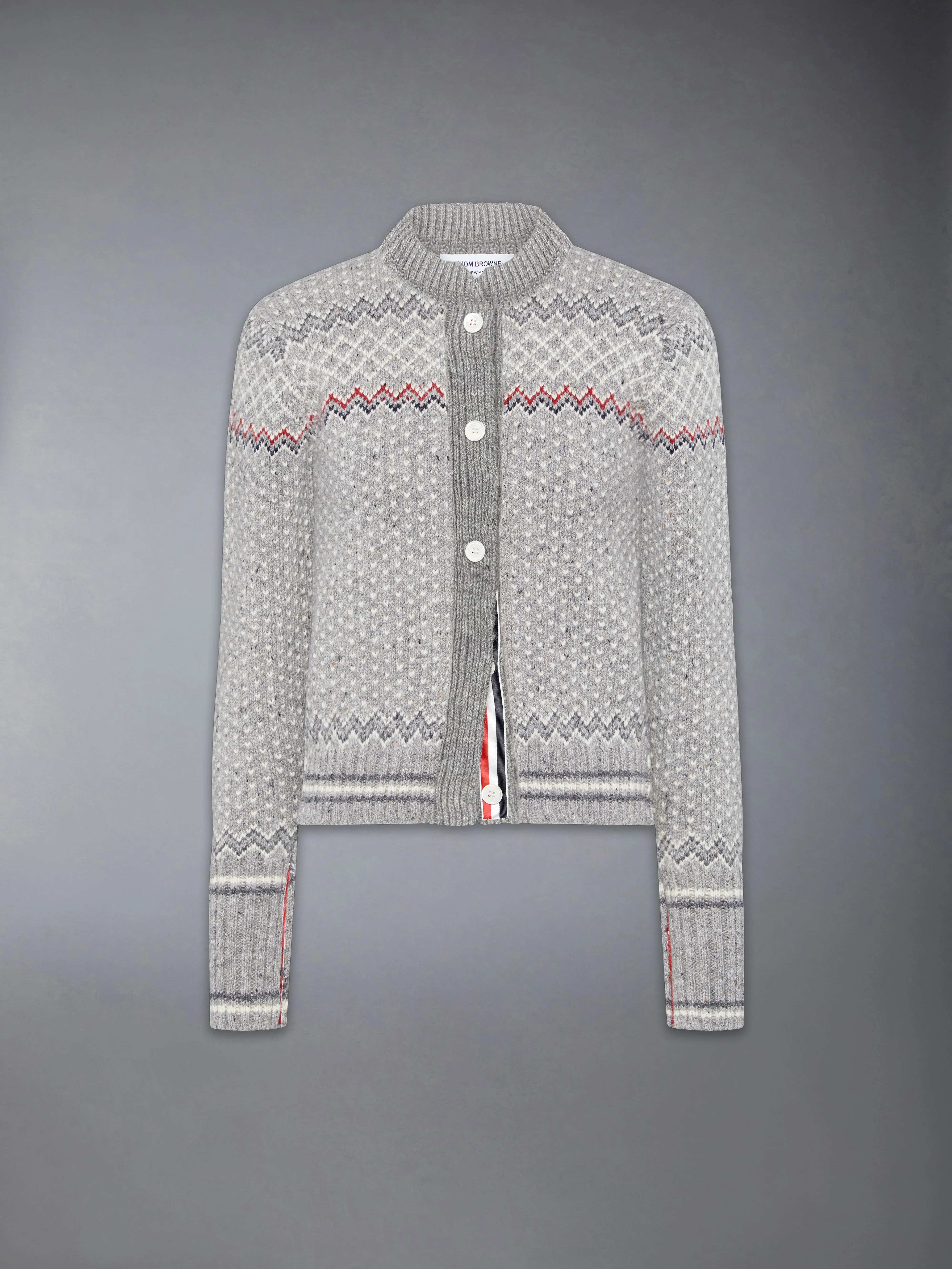 FAIR ISLE JACQUARD DONEGAL CROPPED CARDIGAN - Image 6
