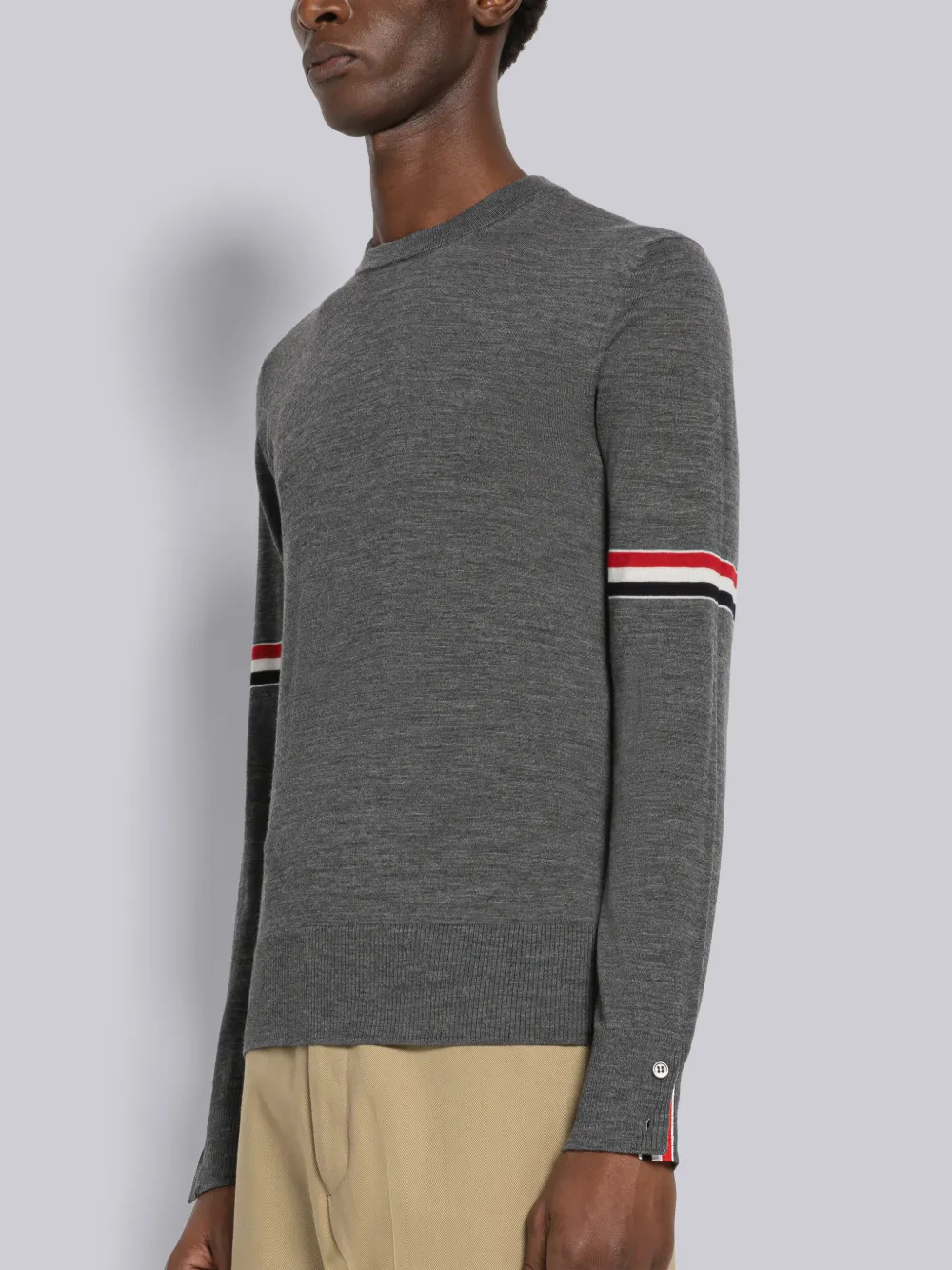 FINE MERINO WOOL ARMBAND PULLOVER - Image 2