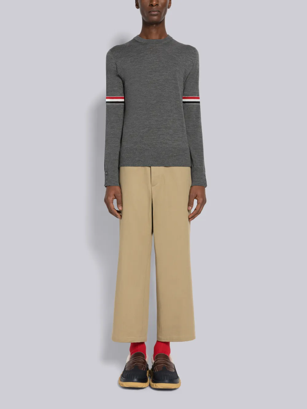 FINE MERINO WOOL ARMBAND PULLOVER - Image 4