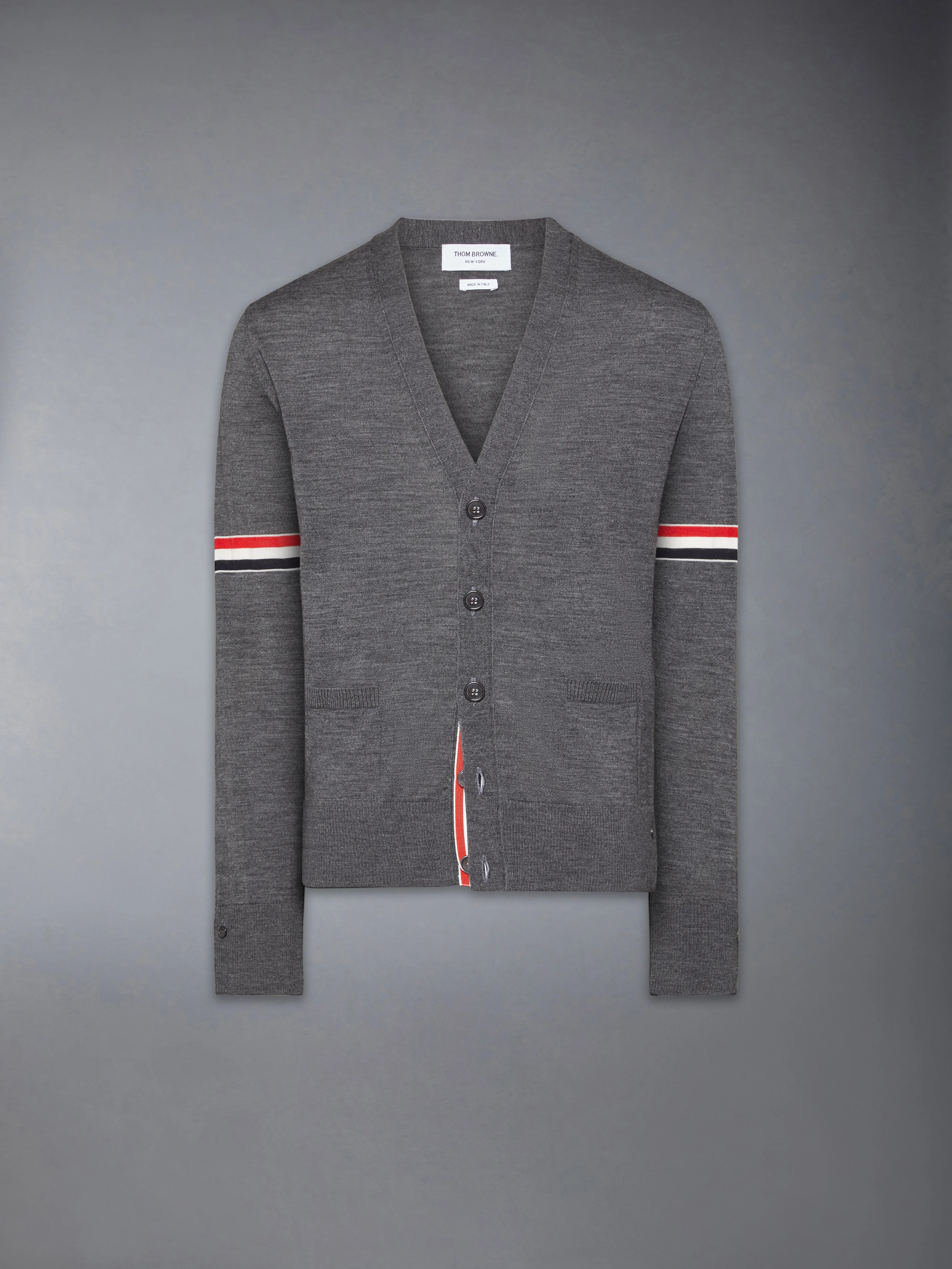 FINE MERINO WOOL RWB ARMBAND CARDIGAN - Image 6