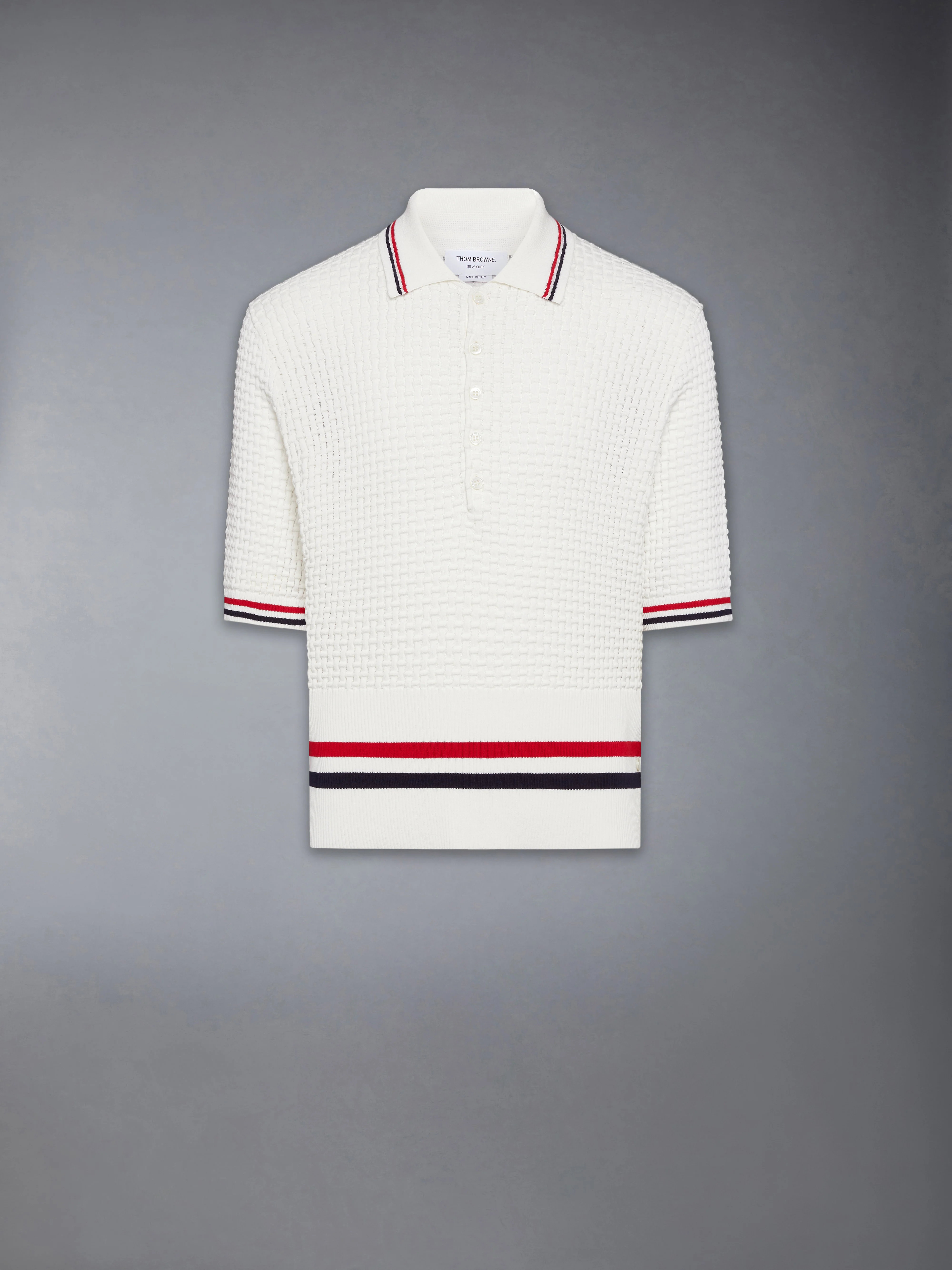 FLOAT RIPPLE STITCH RWB STRIPE POLO - Image 6