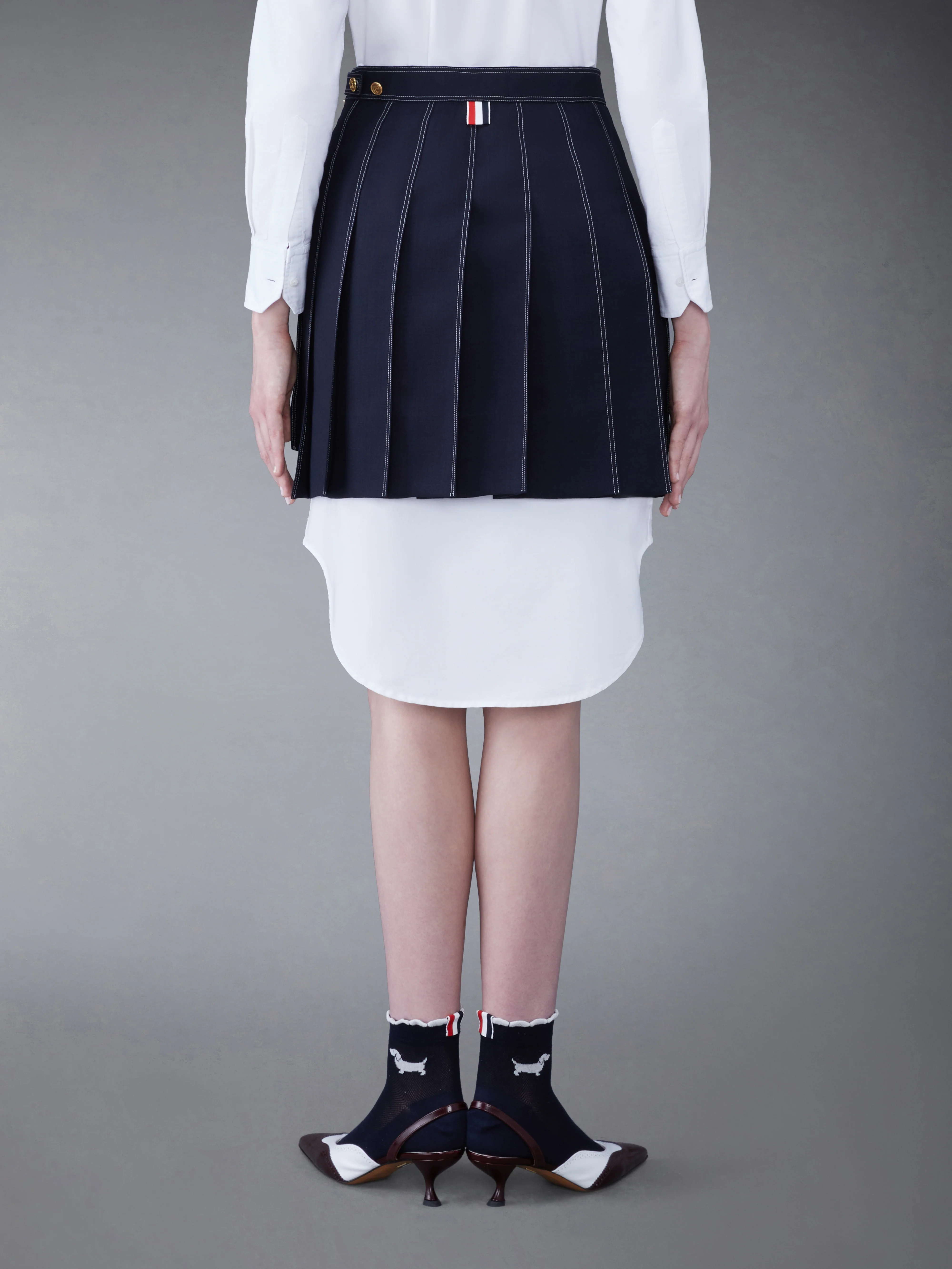 FRESCO MINI PLEATED SKIRT - Image 3