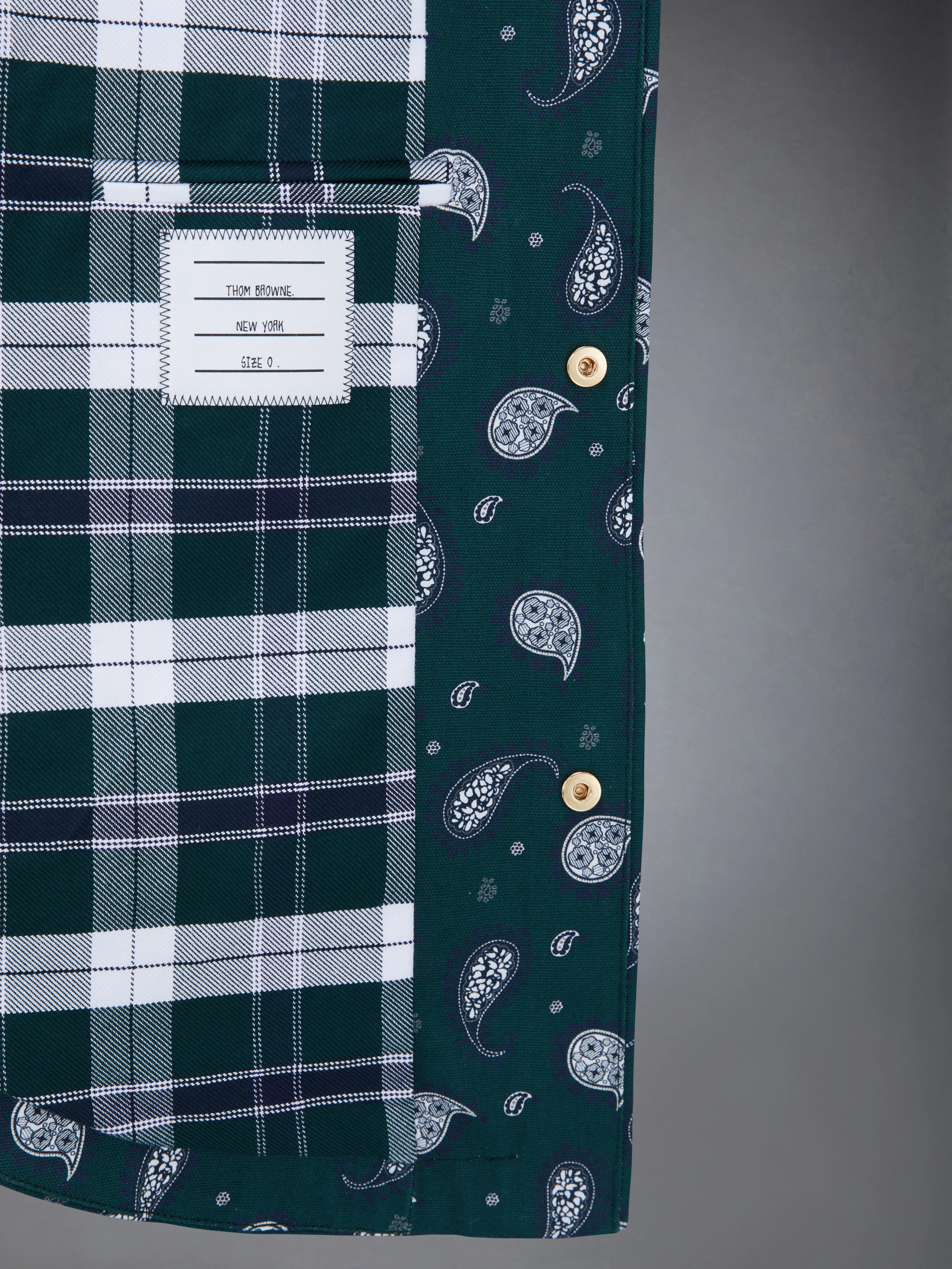 Fun-Mix Paisley Tartan Oversized Shirt Jacket - Image 6