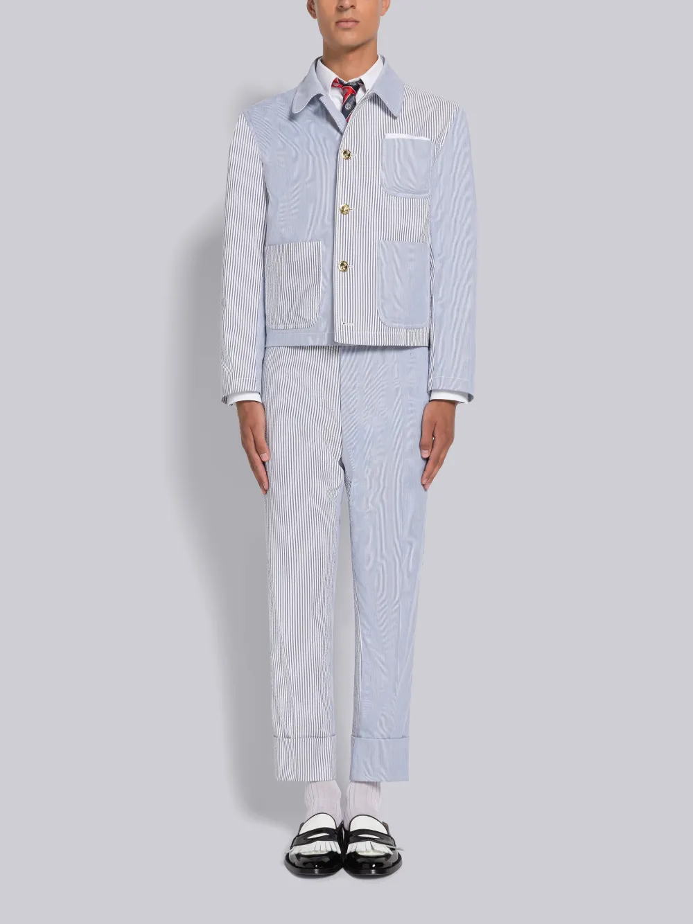 FUN-MIX SEERSUCKER GOLF JACKET - Image 3