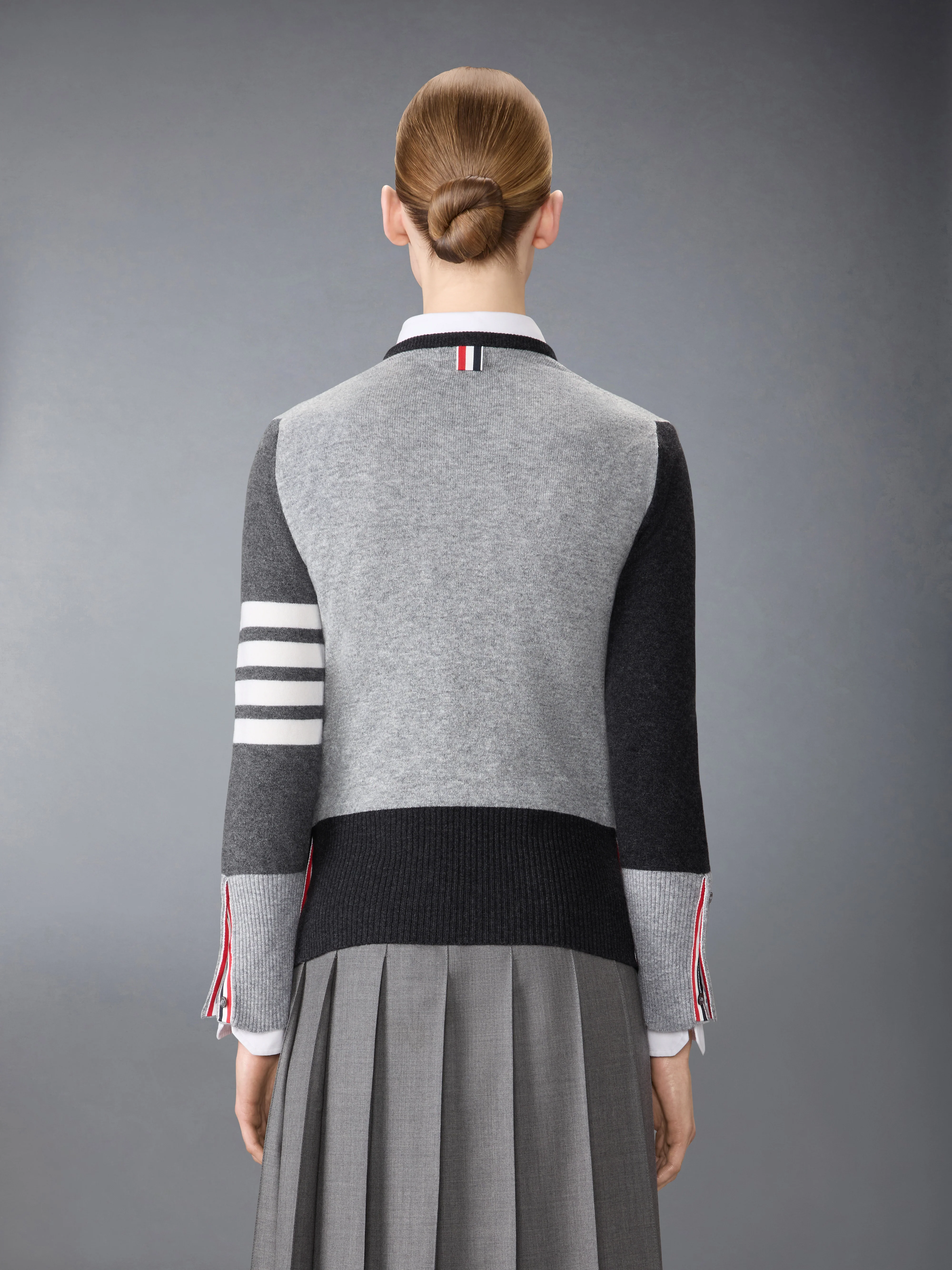 FUNMIX CASHMERE 4-BAR PULLOVER - Image 3