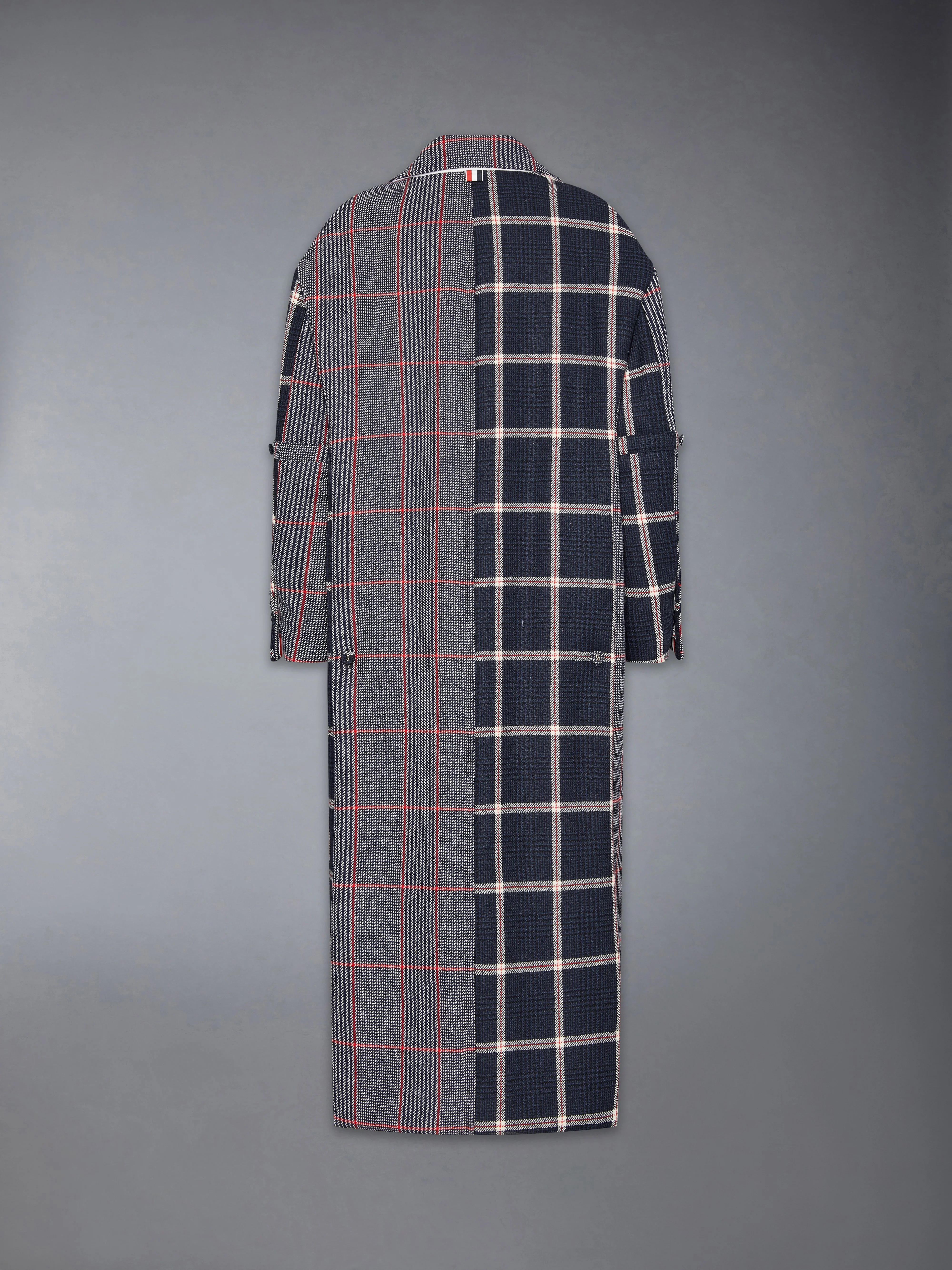 FUNMIX PRINCE OF WALES ARMBAND OVERCOAT - Image 9