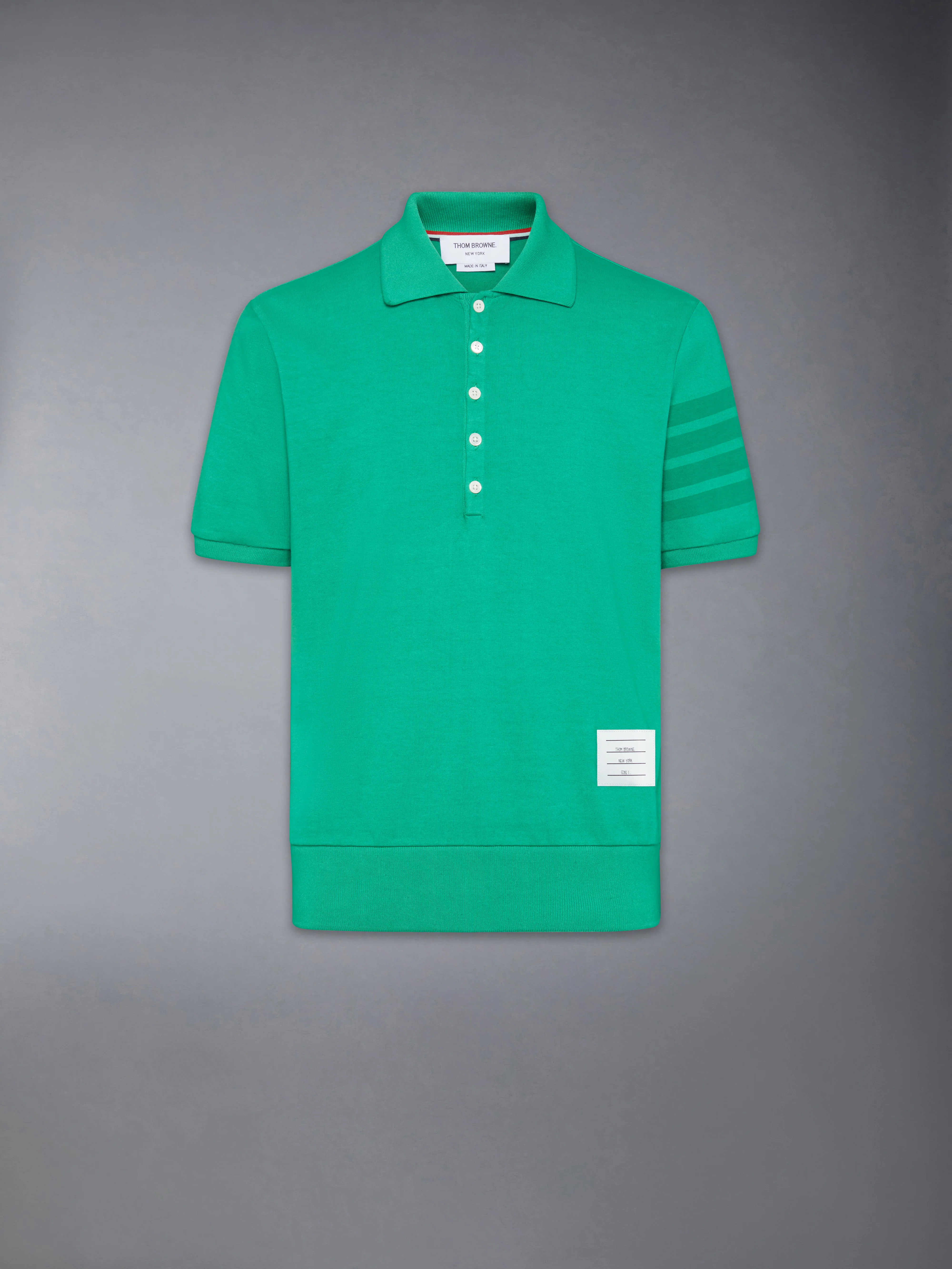 GARMENT OVERDYED JERSEY 4-BAR POLO - Image 6