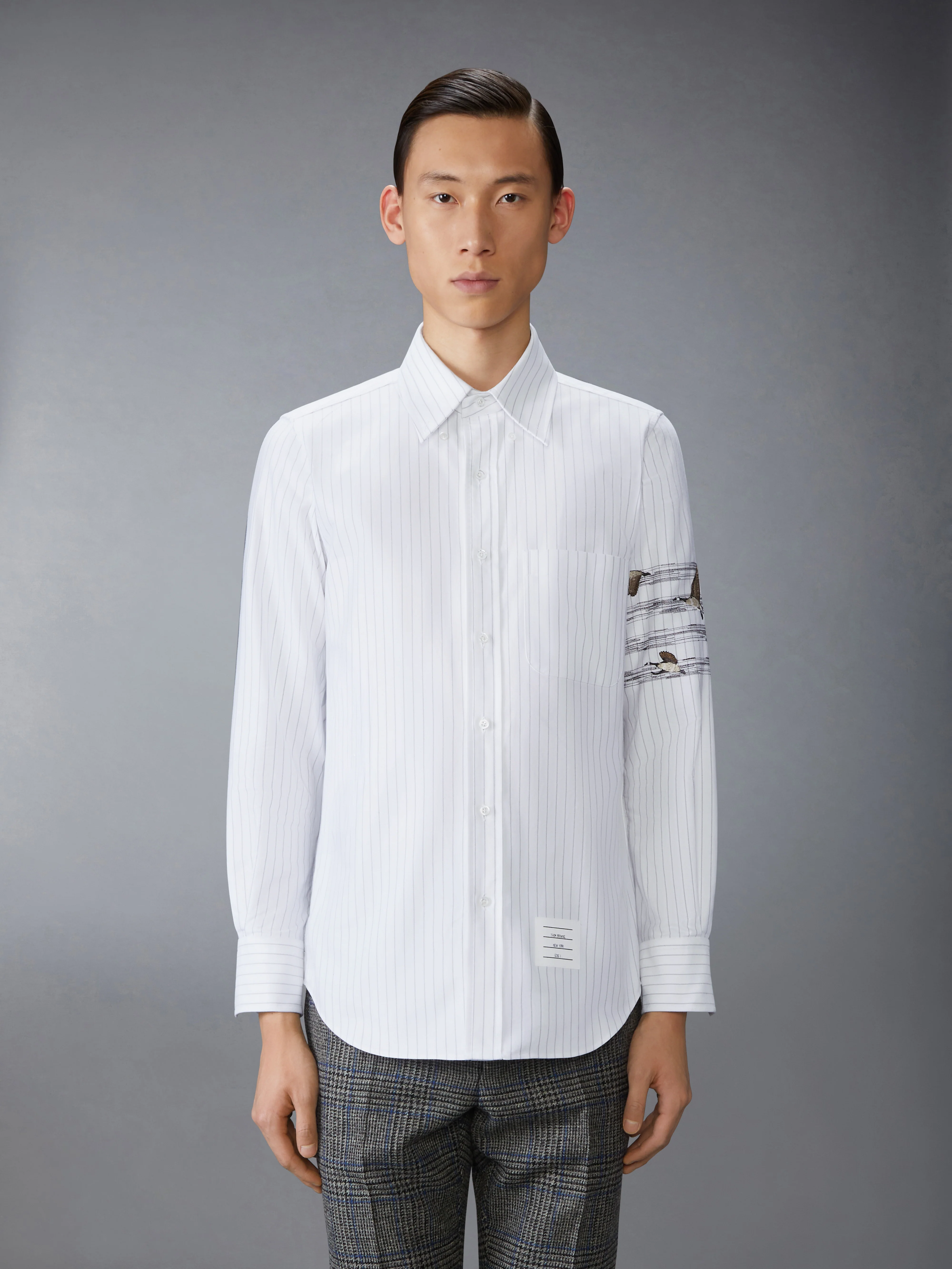 GEESE 4-BAR PINSTRIPE OXFORD SHIRT - Image 2
