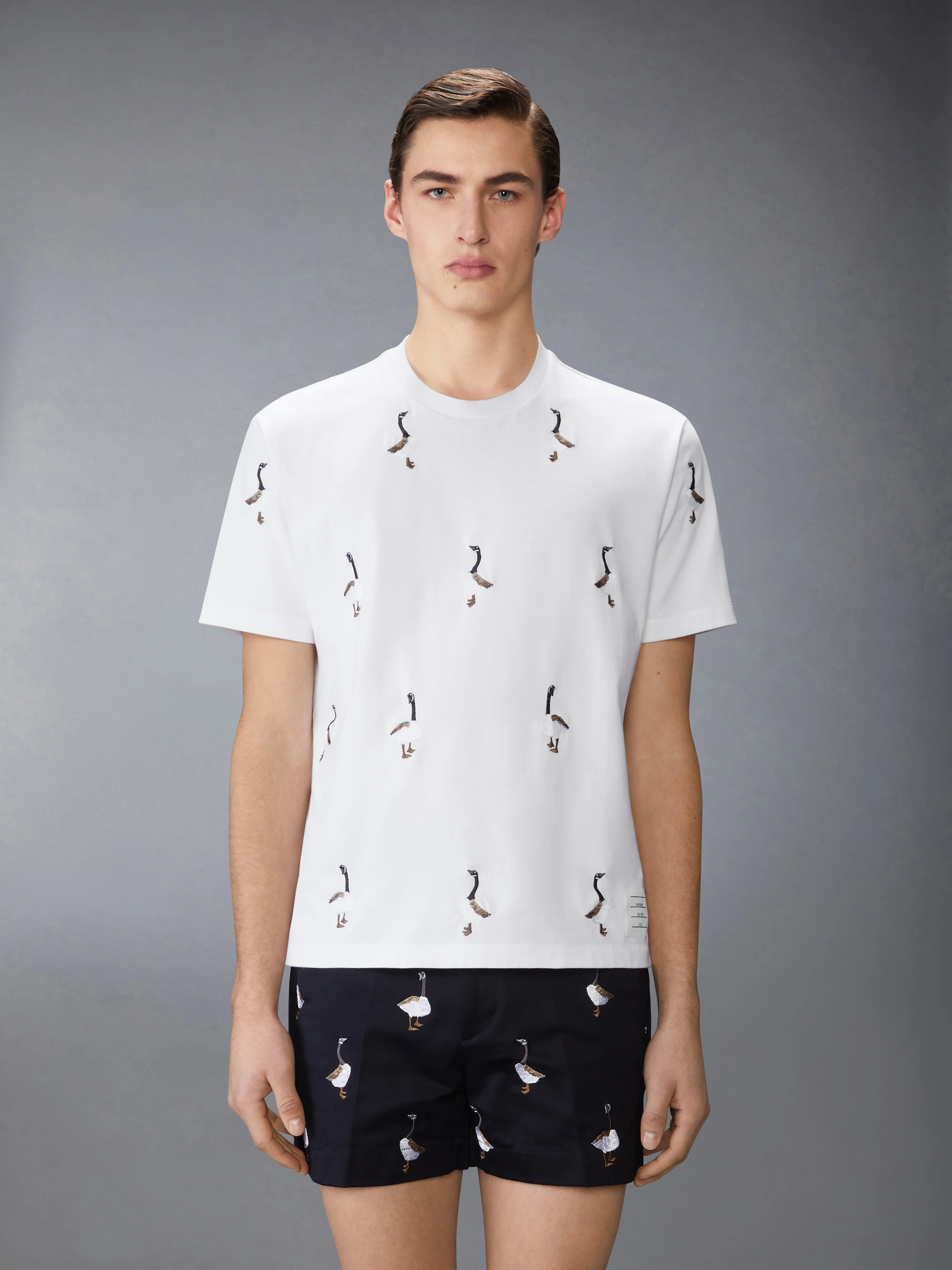 GEESE PRINT JERSEY TEE
