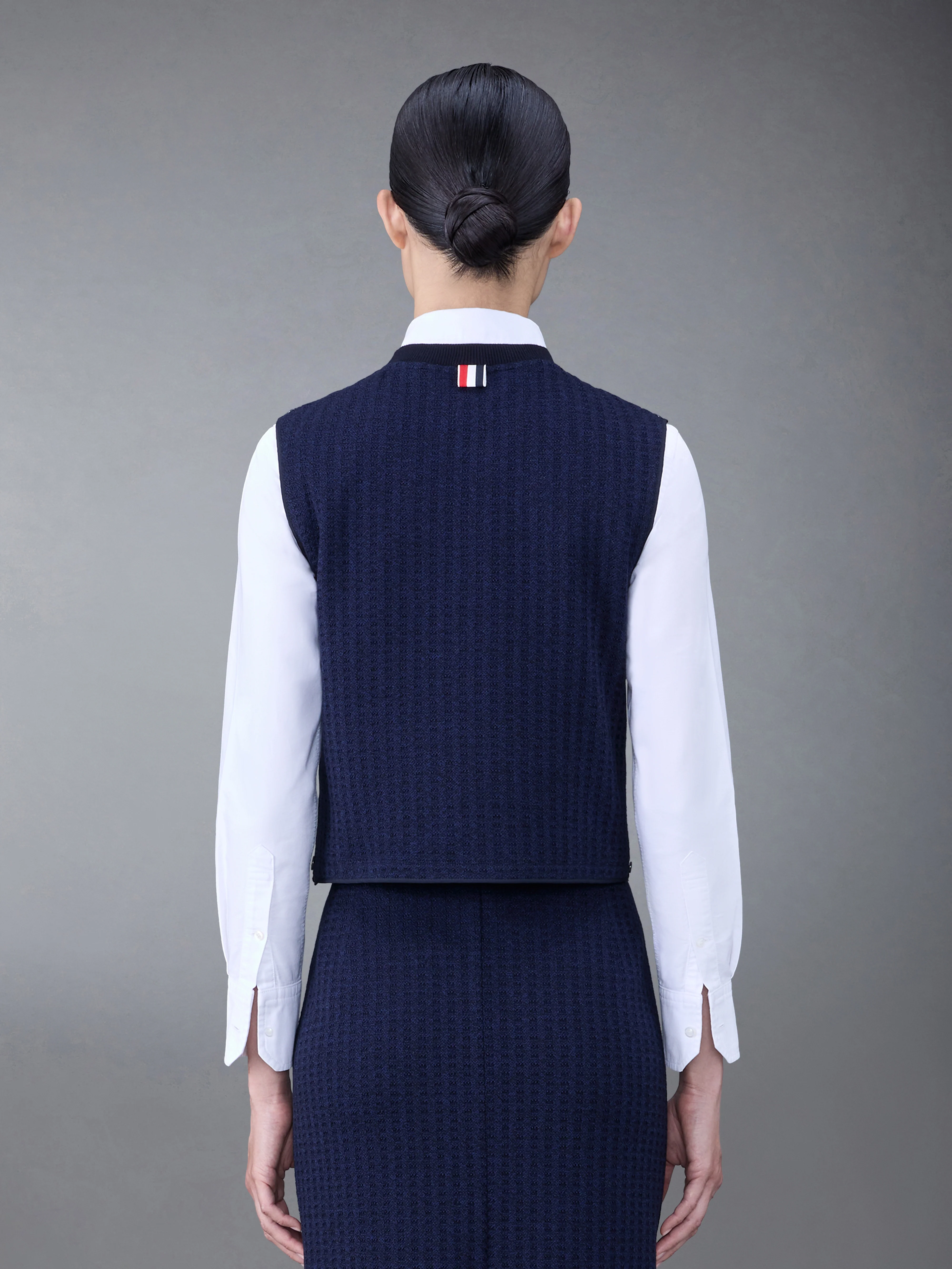GINGHAM JACQUARD SHELL TOP - Image 2