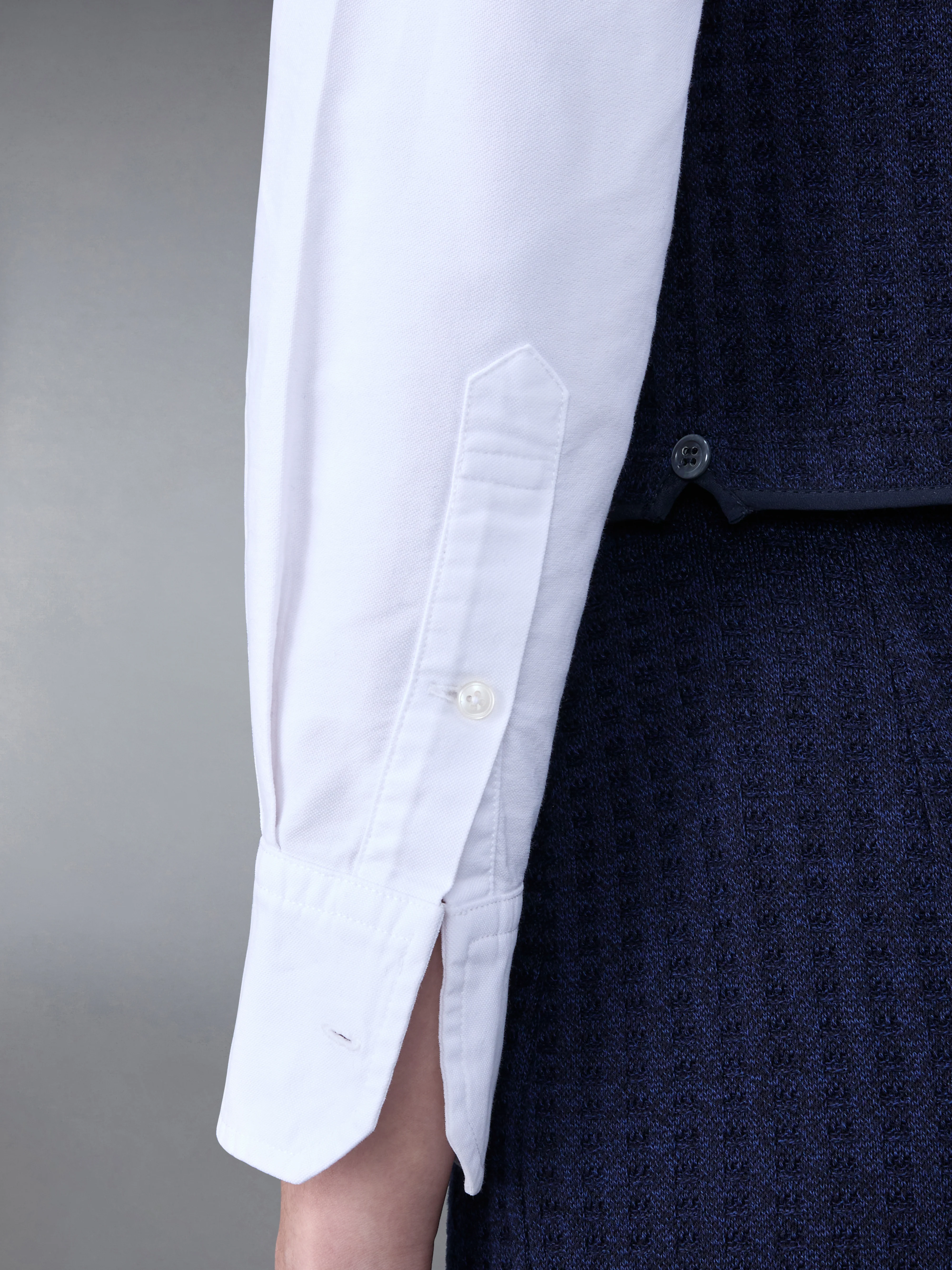 GINGHAM JACQUARD SHELL TOP - Image 5