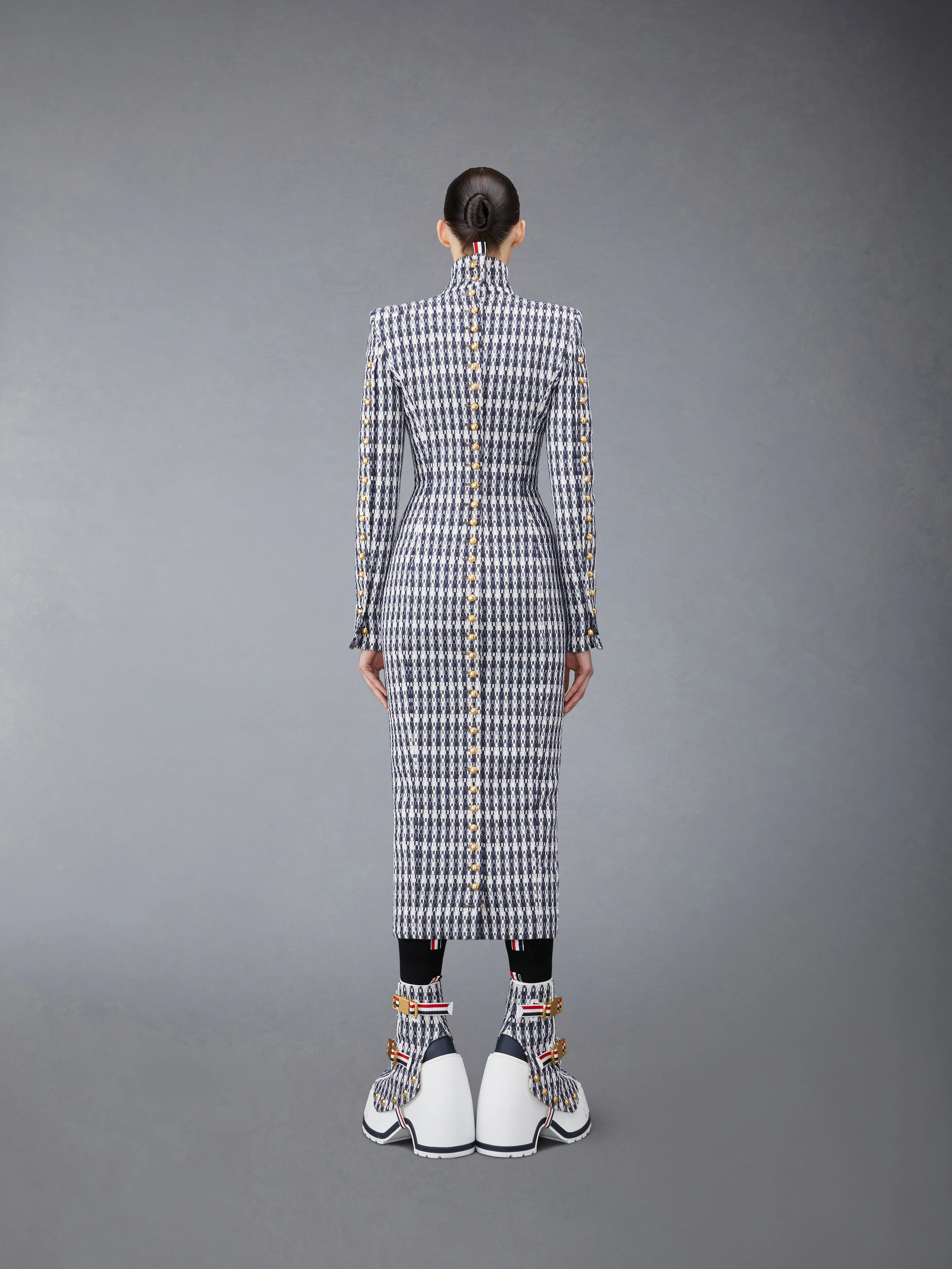 GROSGRAIN TWEED FITTED DRESS - Image 3
