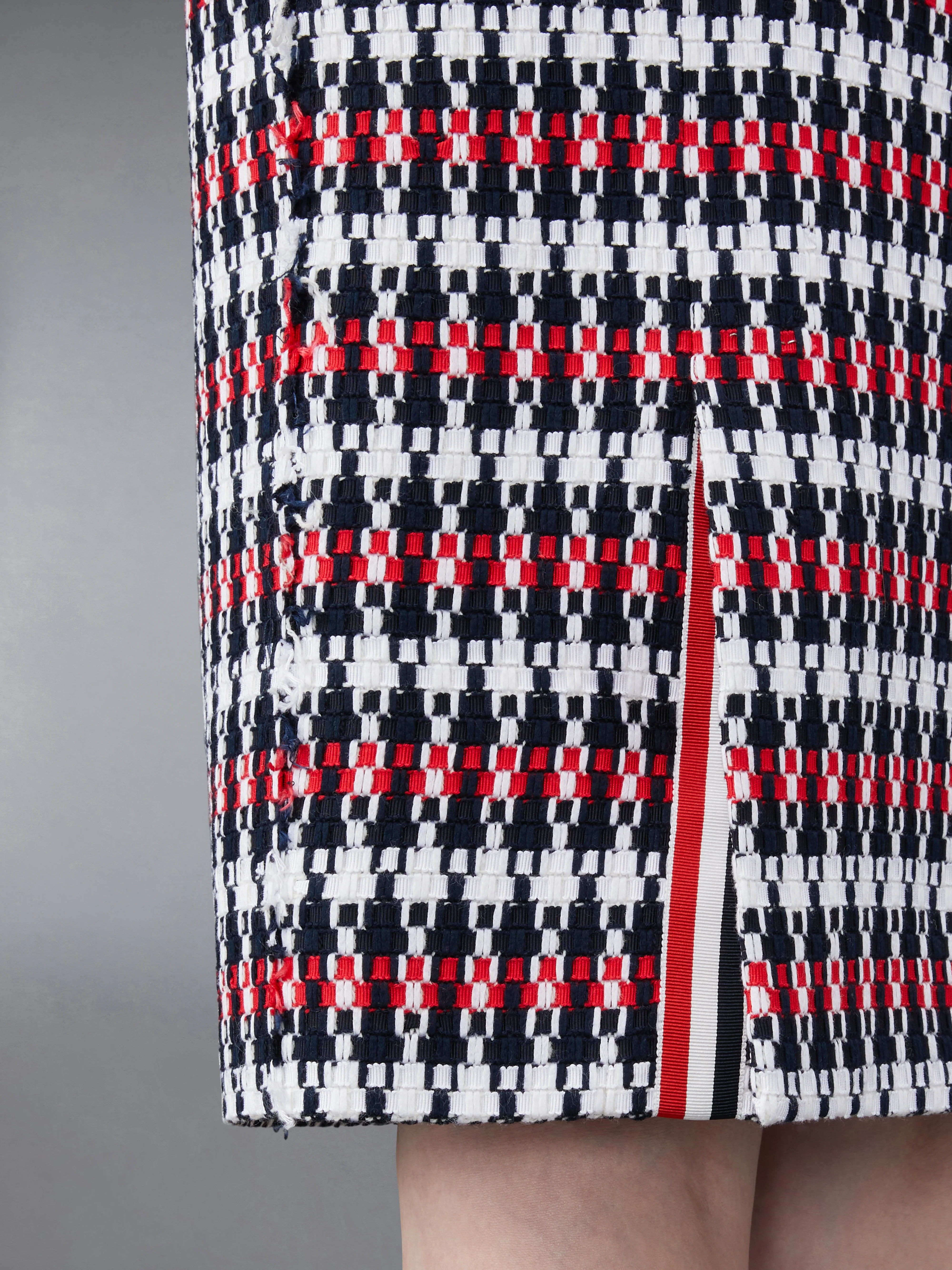 GROSGRAIN TWEED LOW WAIST SKIRT - Image 5