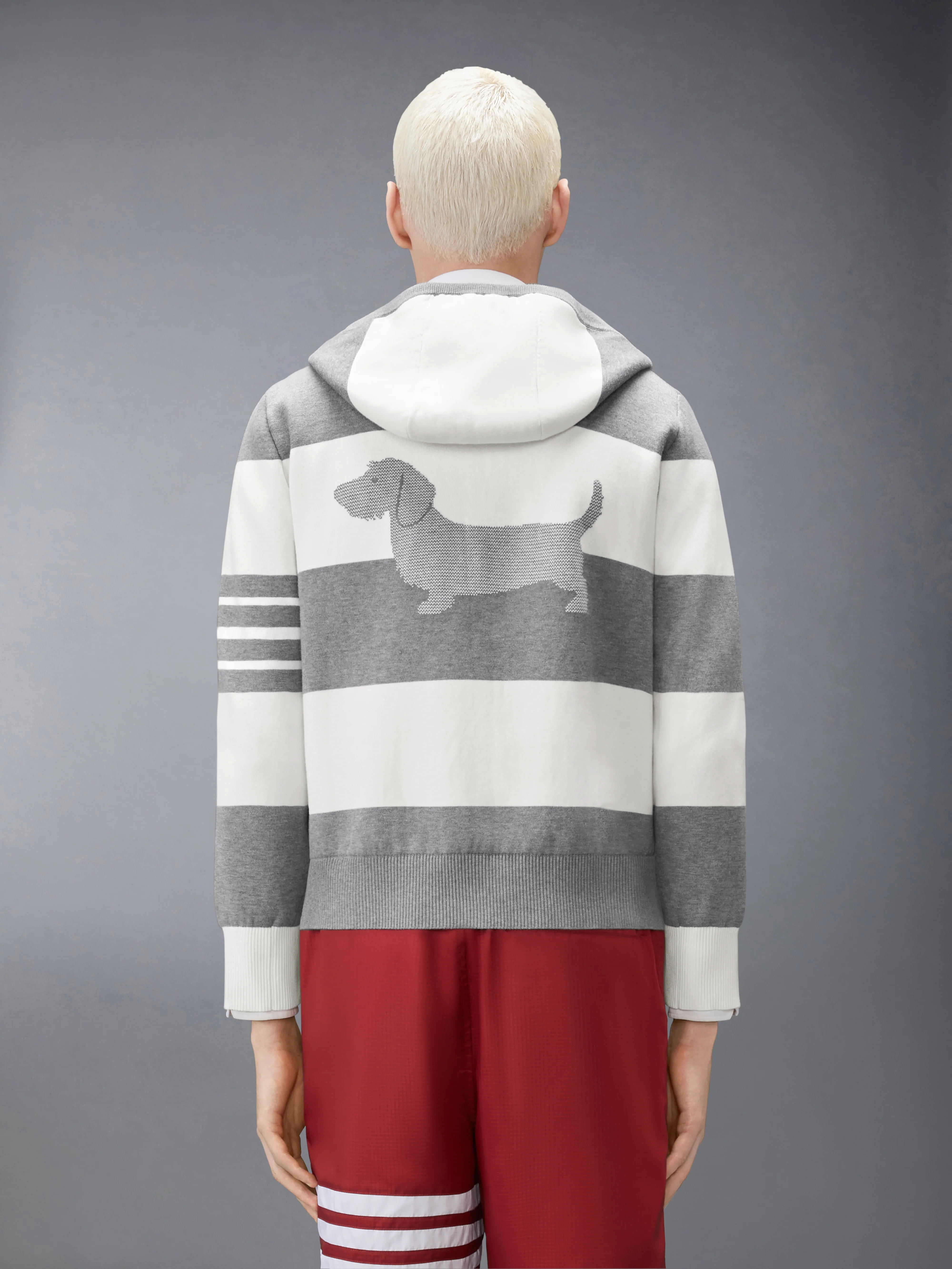 HECTOR 4-BAR RUGBY ZIP UP HOODIE - Image 2