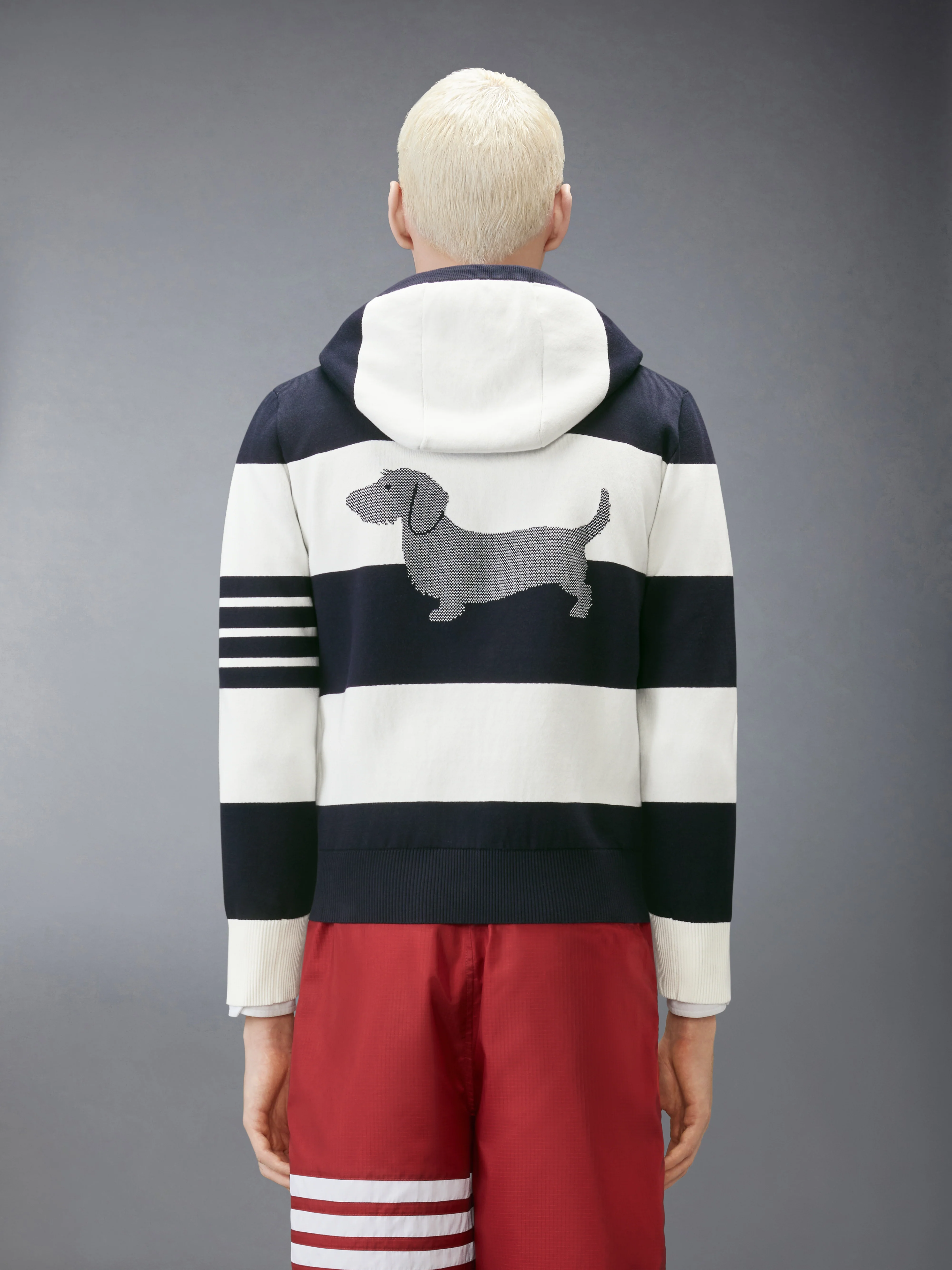 HECTOR 4-BAR RUGBY ZIP UP HOODIE - Image 2