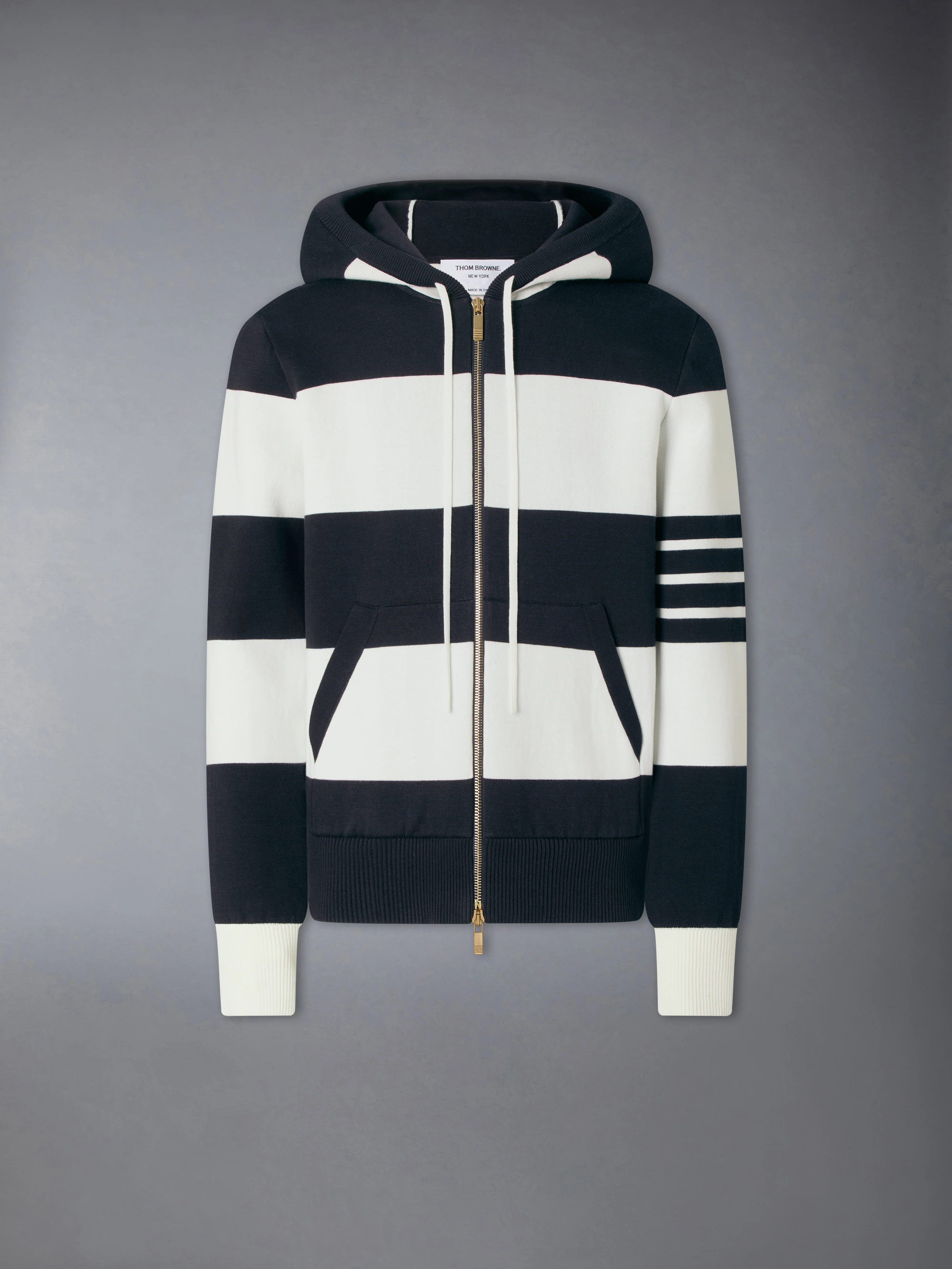 HECTOR 4-BAR RUGBY ZIP UP HOODIE - Image 6