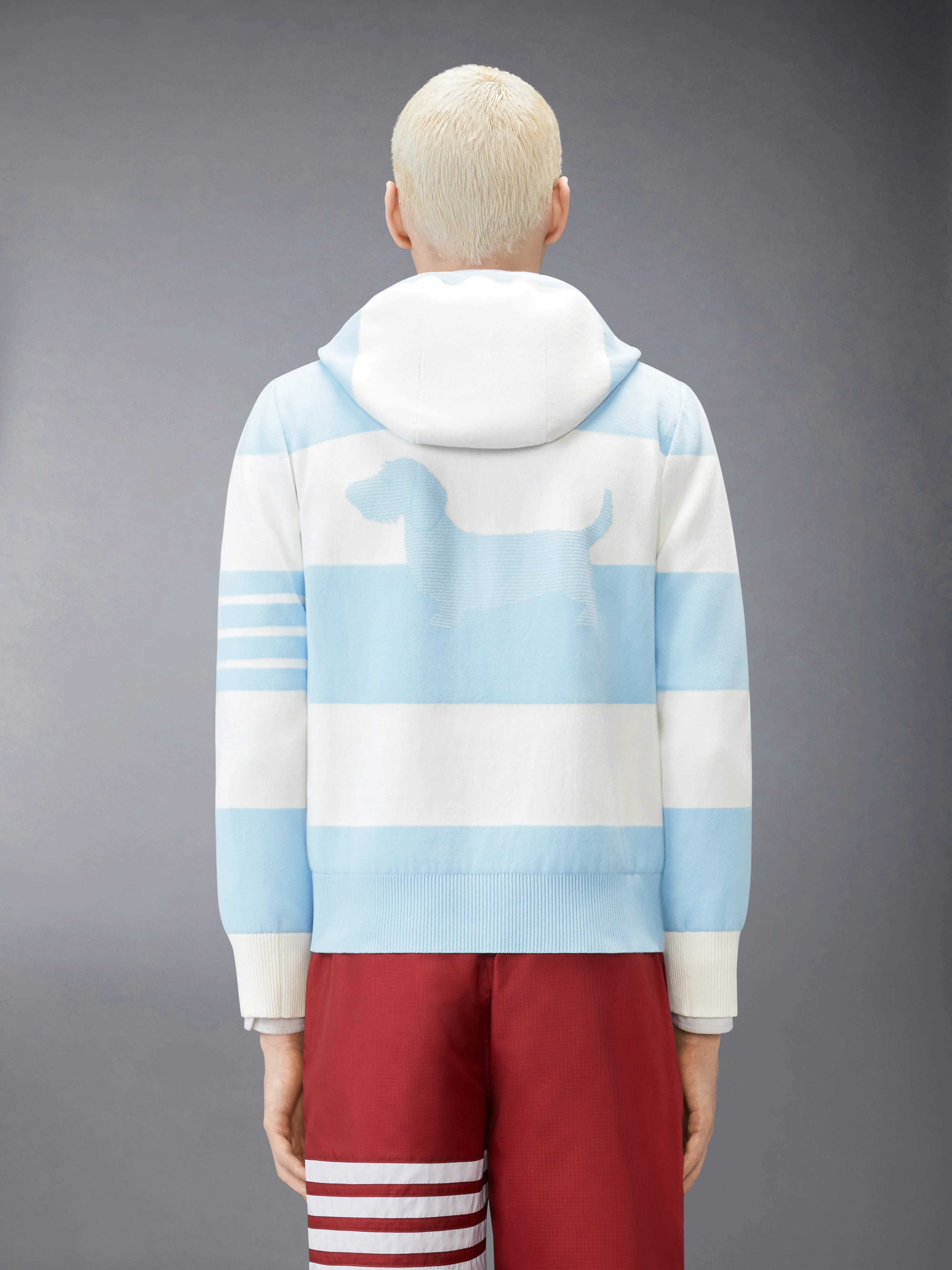 HECTOR 4-BAR RUGBY ZIP UP HOODIE - Image 2