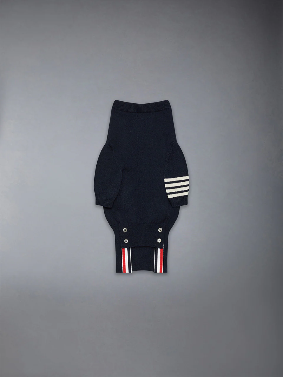 HECTOR BROWNE CASHMERE JERSEY STITCH DOG JUMPER
