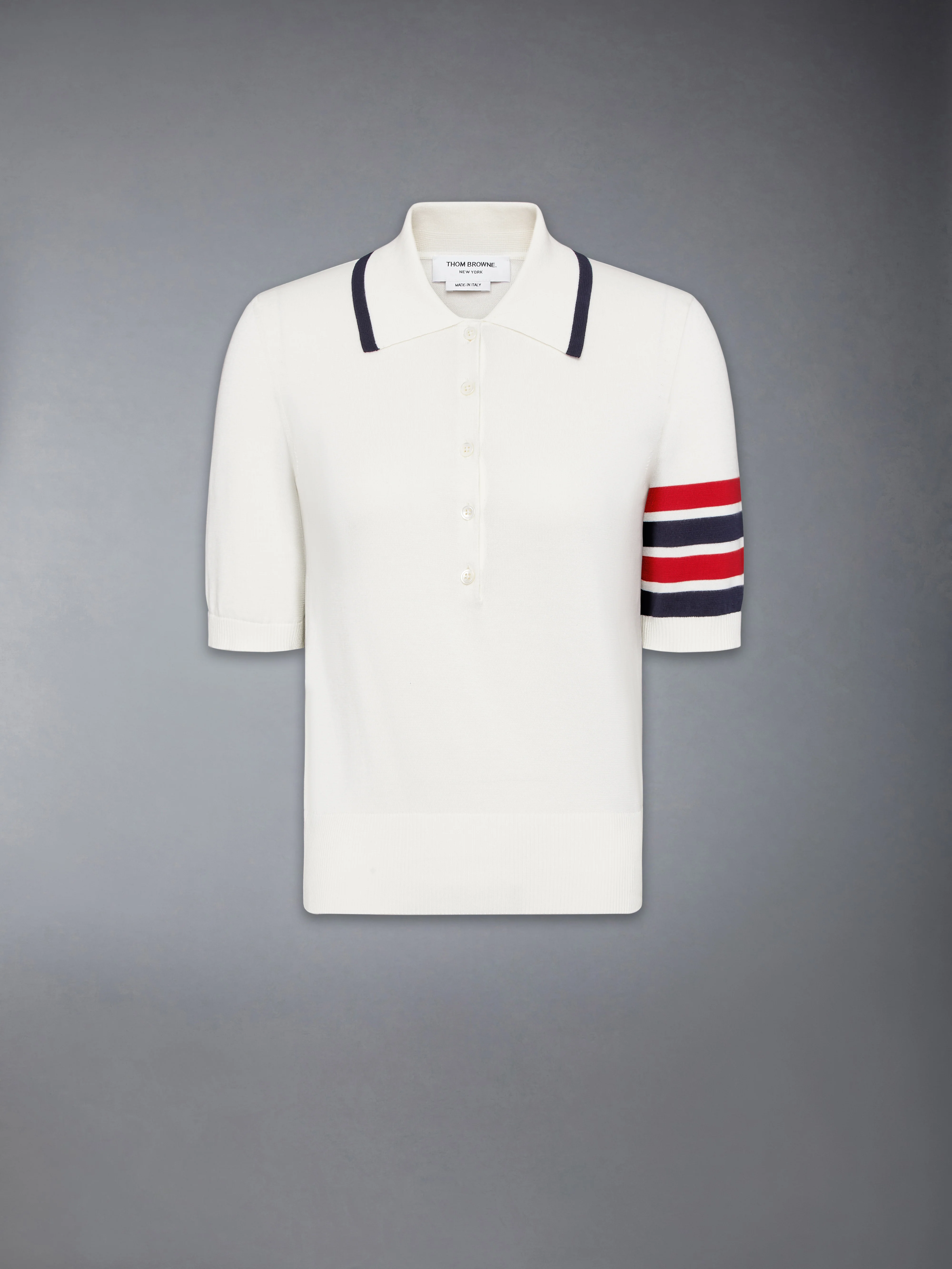 HECTOR INTARSIA 4-BAR JERSEY STITCH POLO - Image 5