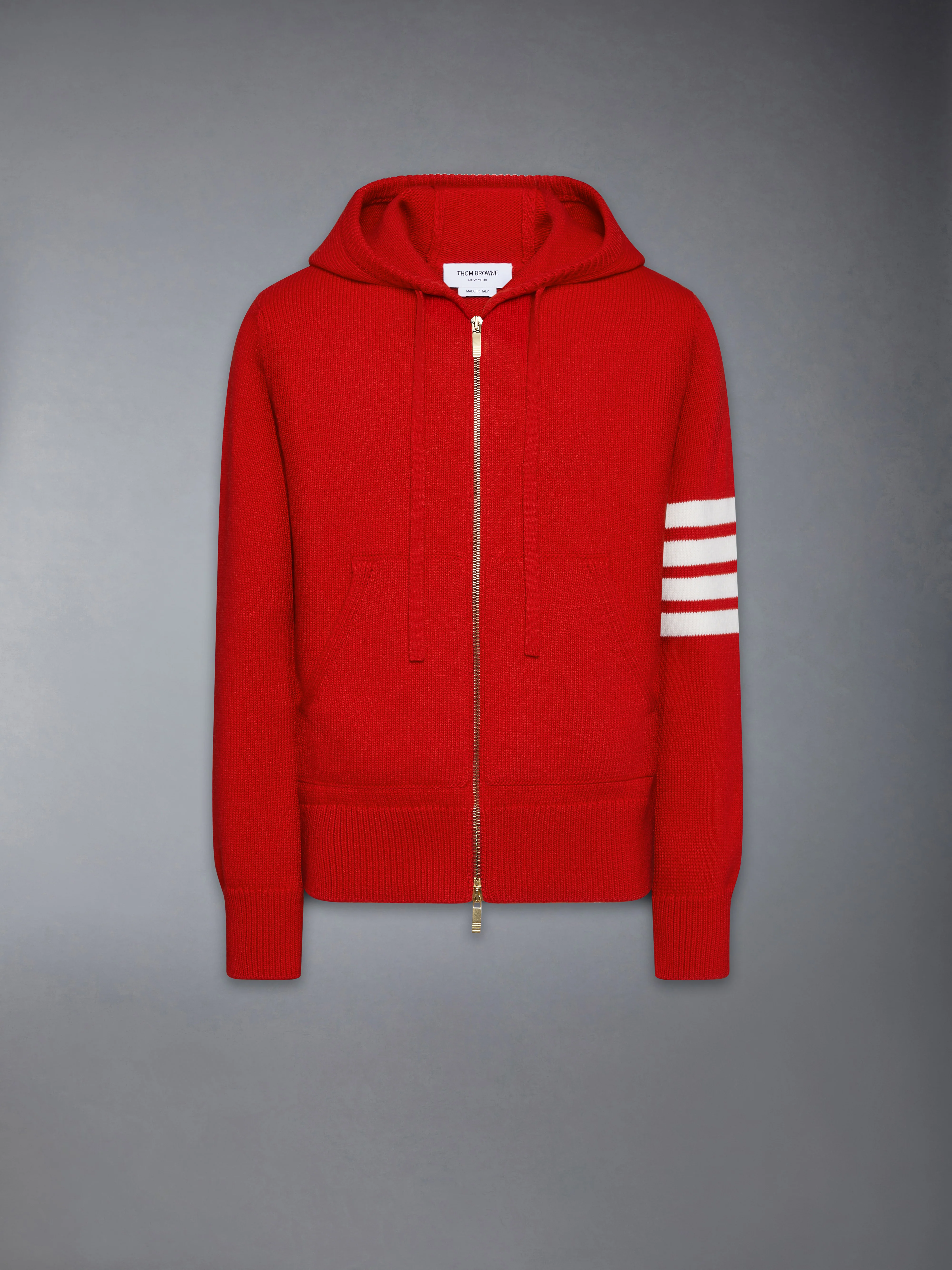 HECTOR INTARSIA MERINO ZIP UP HOODIE - Image 7