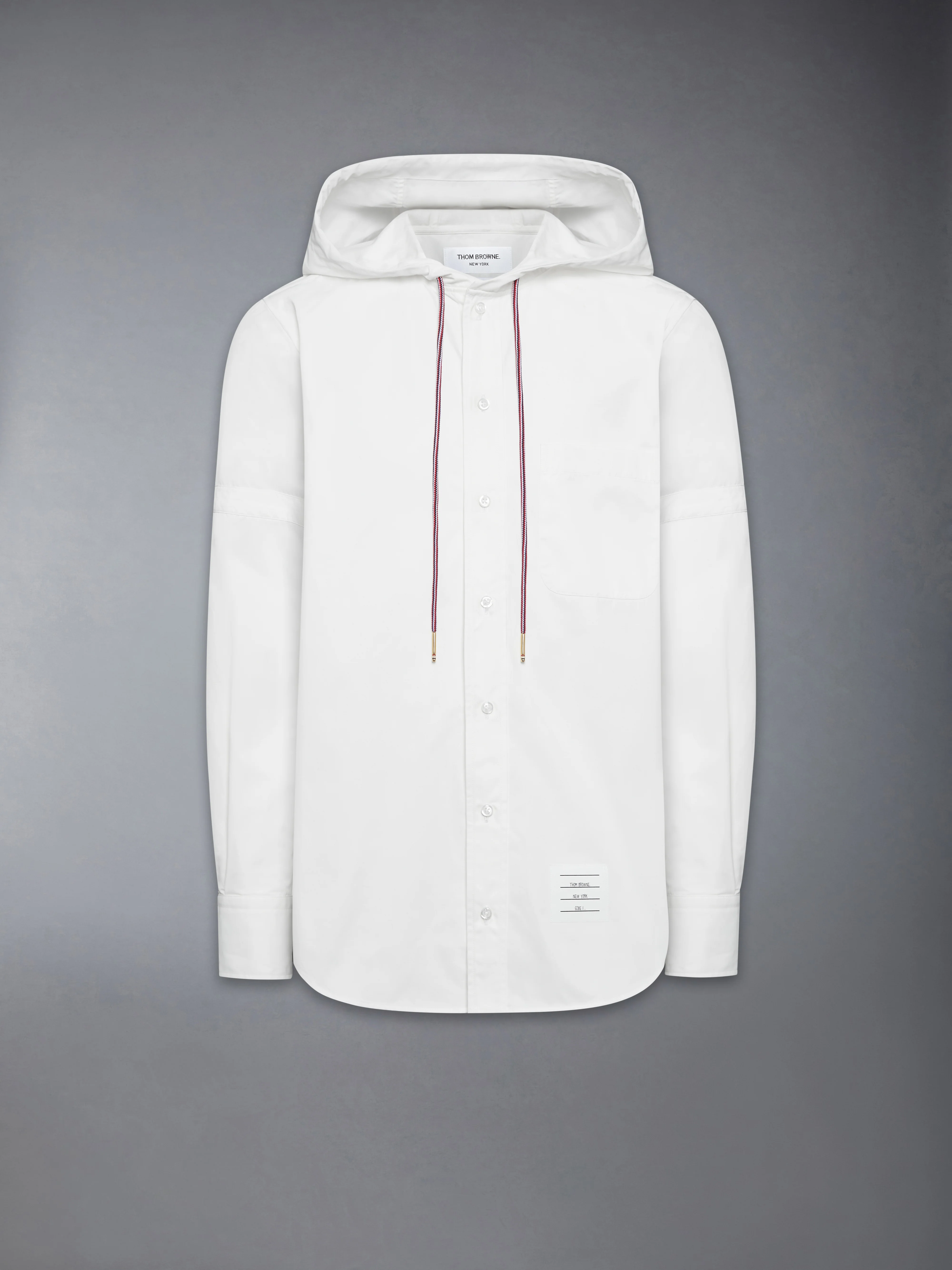 HOODED NYLON ARMBAND SHIRT - Image 6