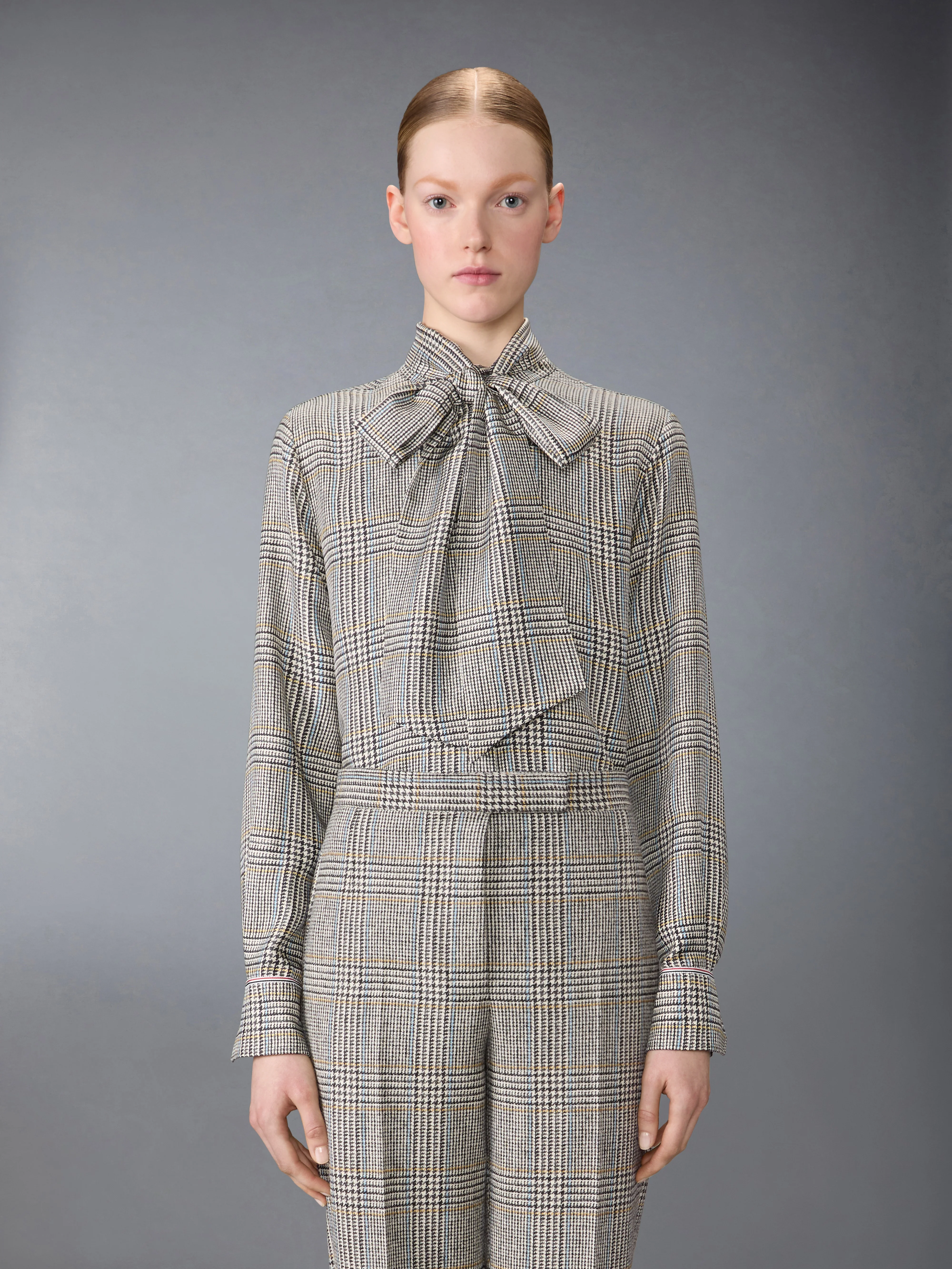 HUNTING TWEED SILK TWILL SHIRT