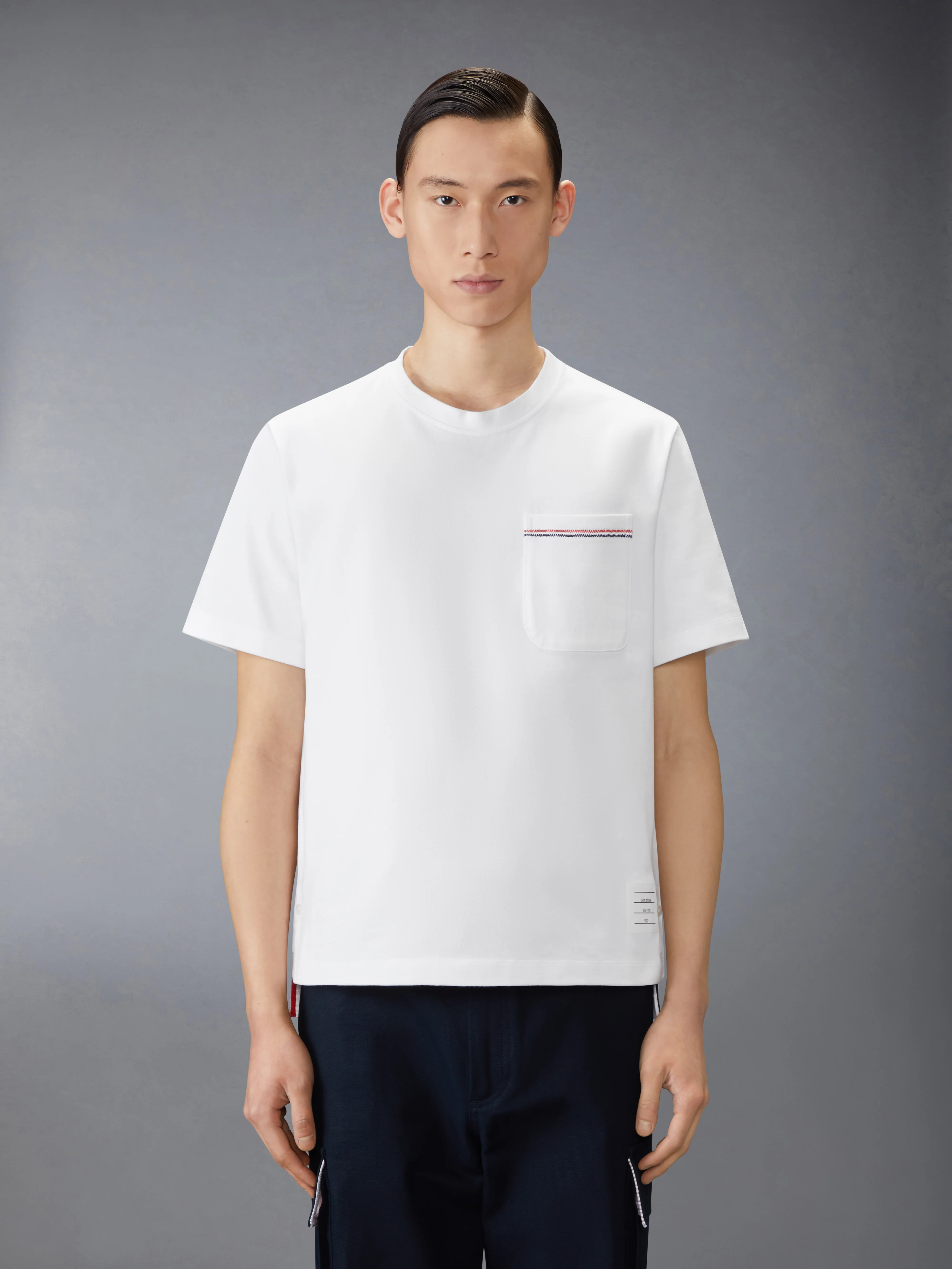 JERSEY RWB STRIPE OVERSIZED TEE