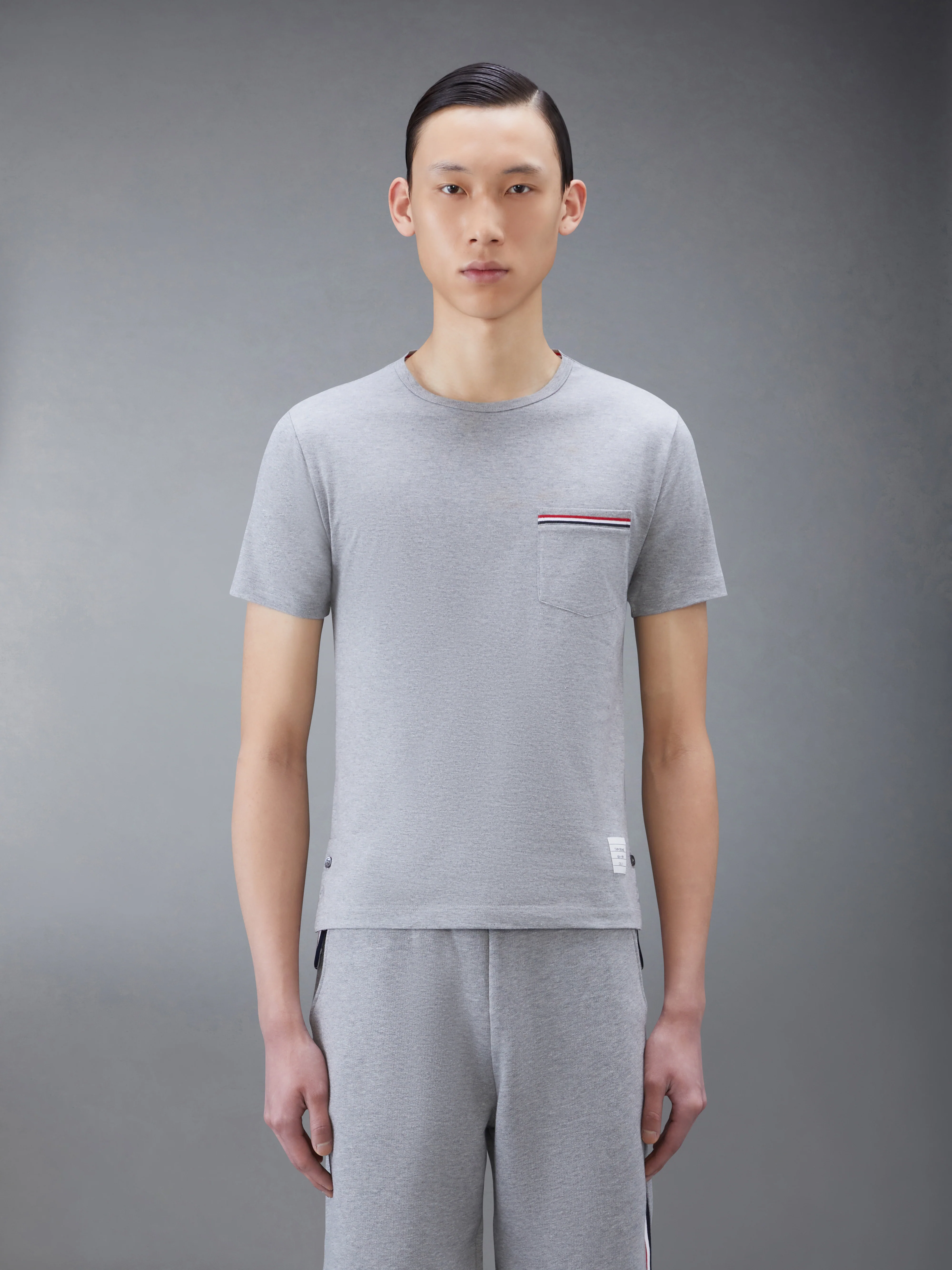 JERSEY RWB STRIPE POCKET TEE