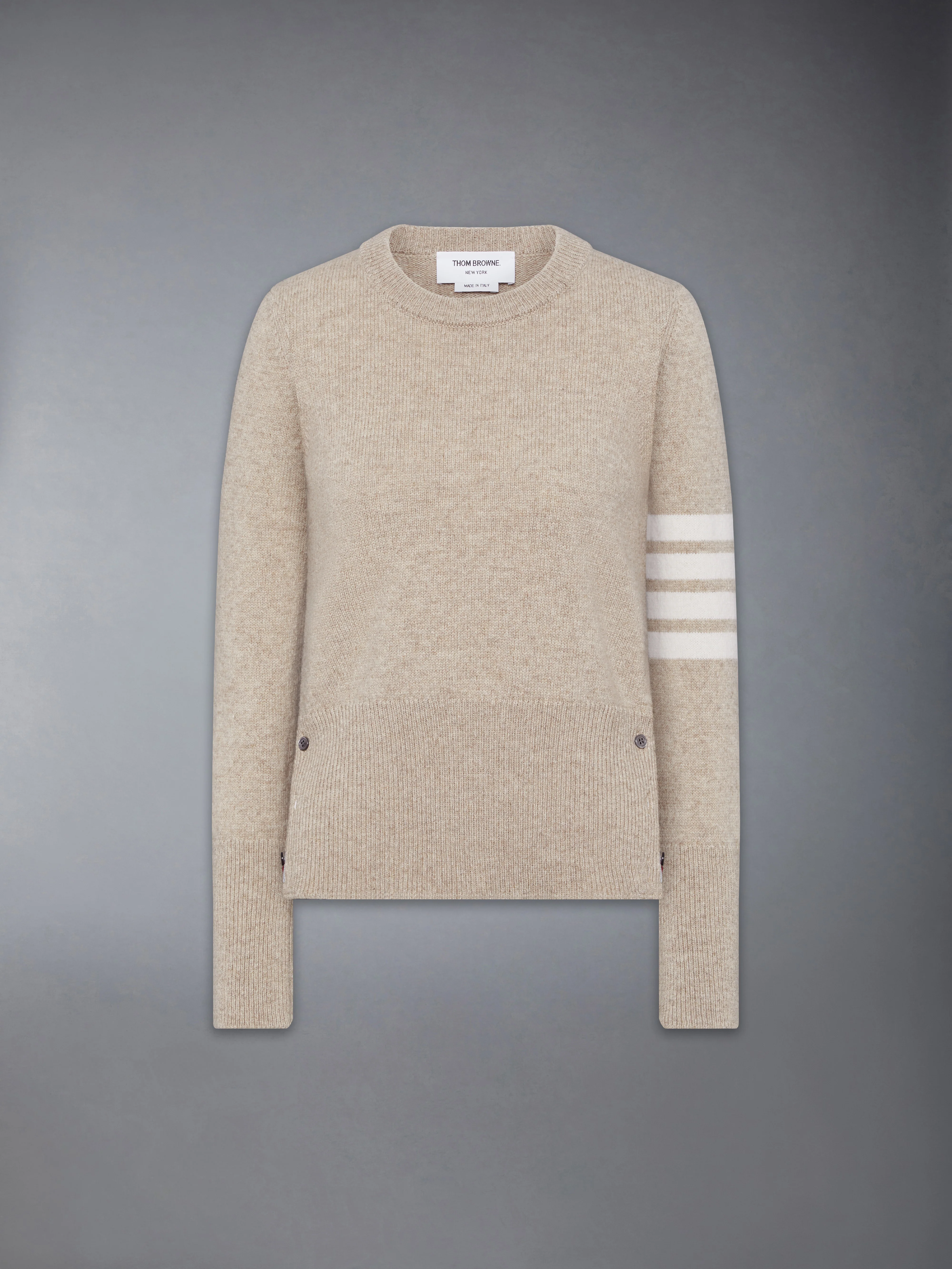JERSEY STITCH SHETLAND WOOL 4-BAR PULLOVER - Image 6