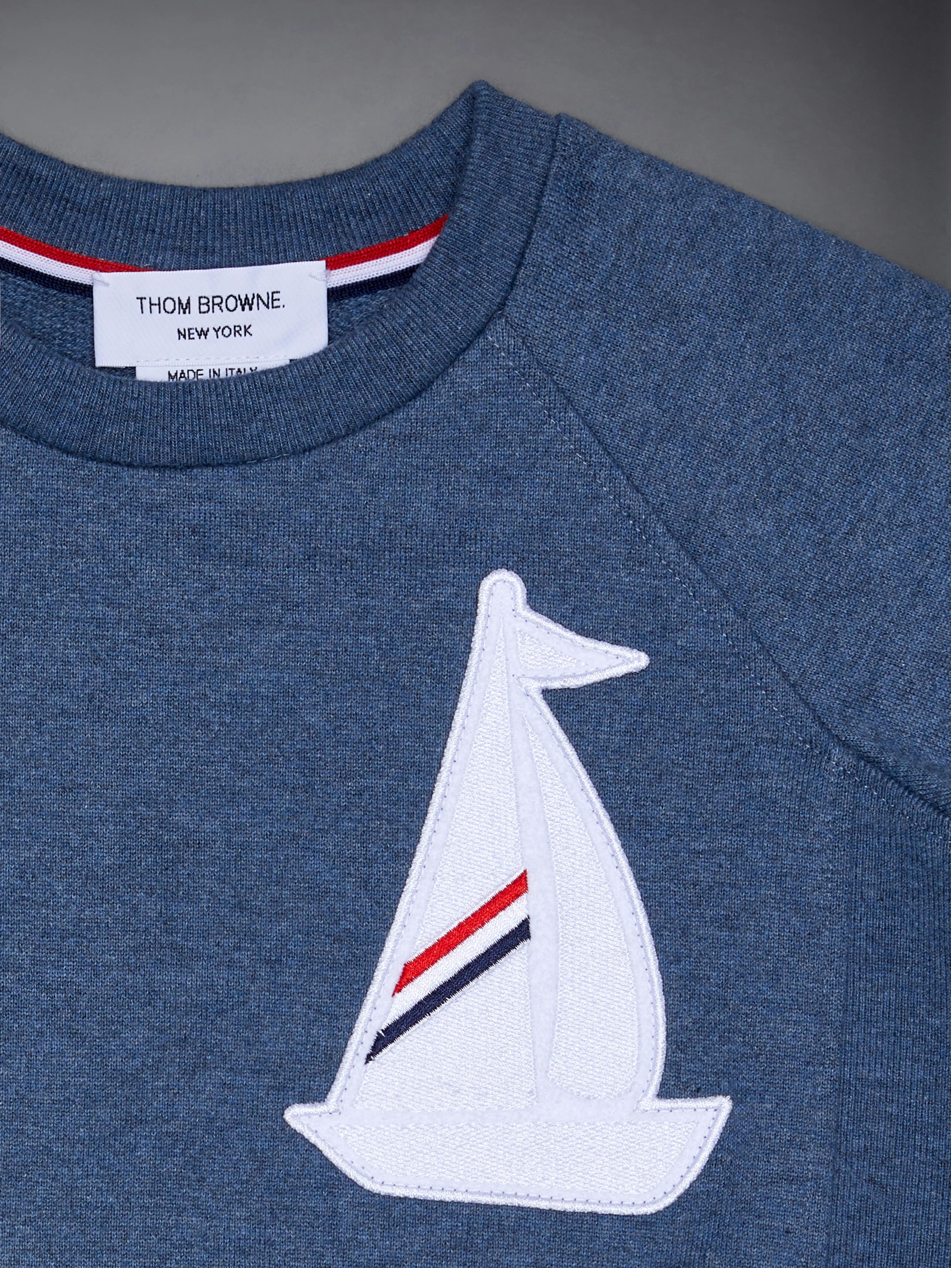 Kid's Classic Loopback Embroidery Patch Sweatshirt - Image 3