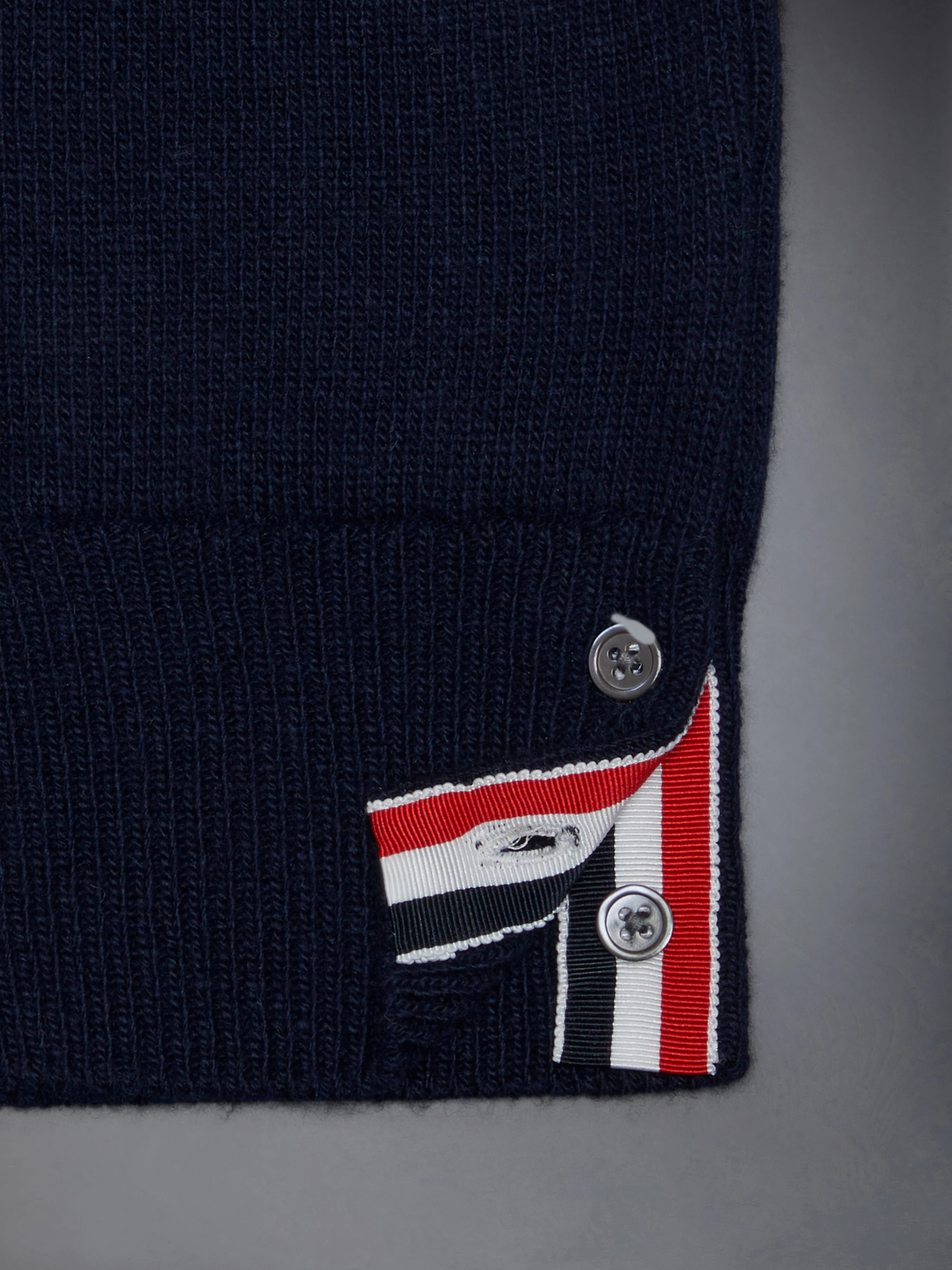 Kid's Fine Merino Half Drop Cardigan Vest - Image 5