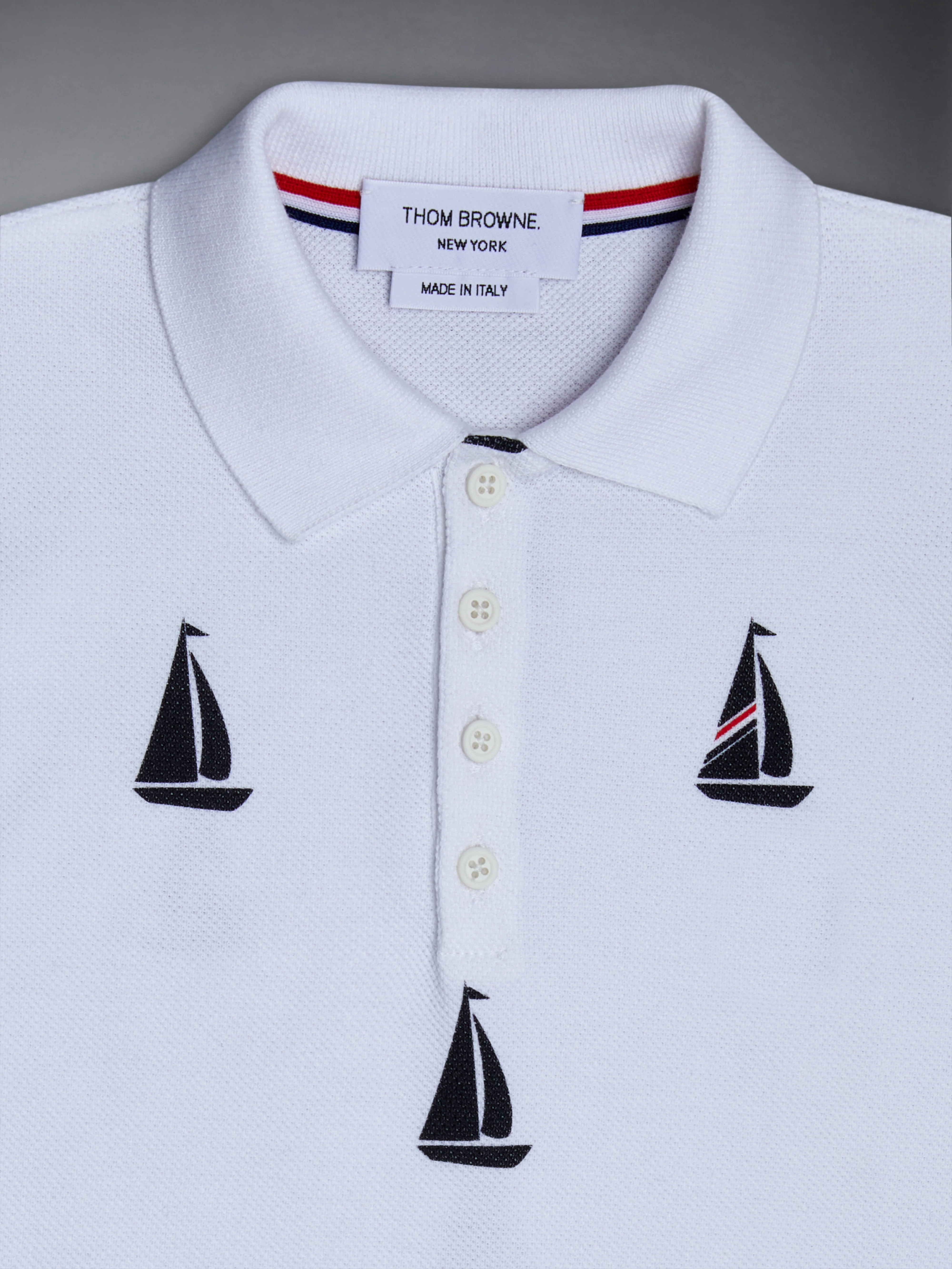Kid's Half Drop Pique Polo - Image 3