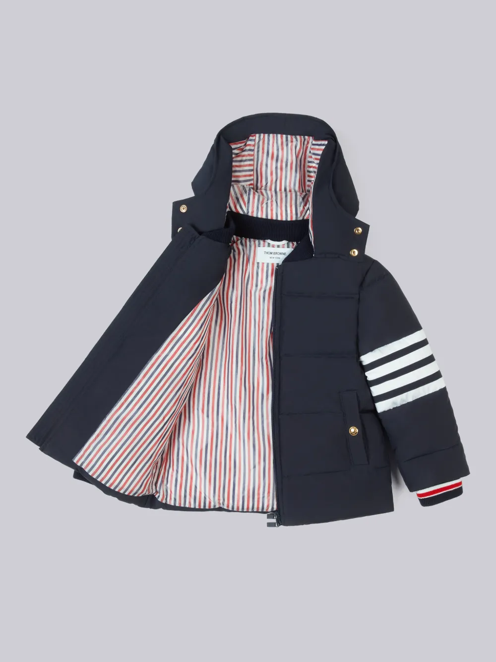 KID'S MILITARY RIPSTOP DOWN FILL 4-BAR PARKA - Image 2