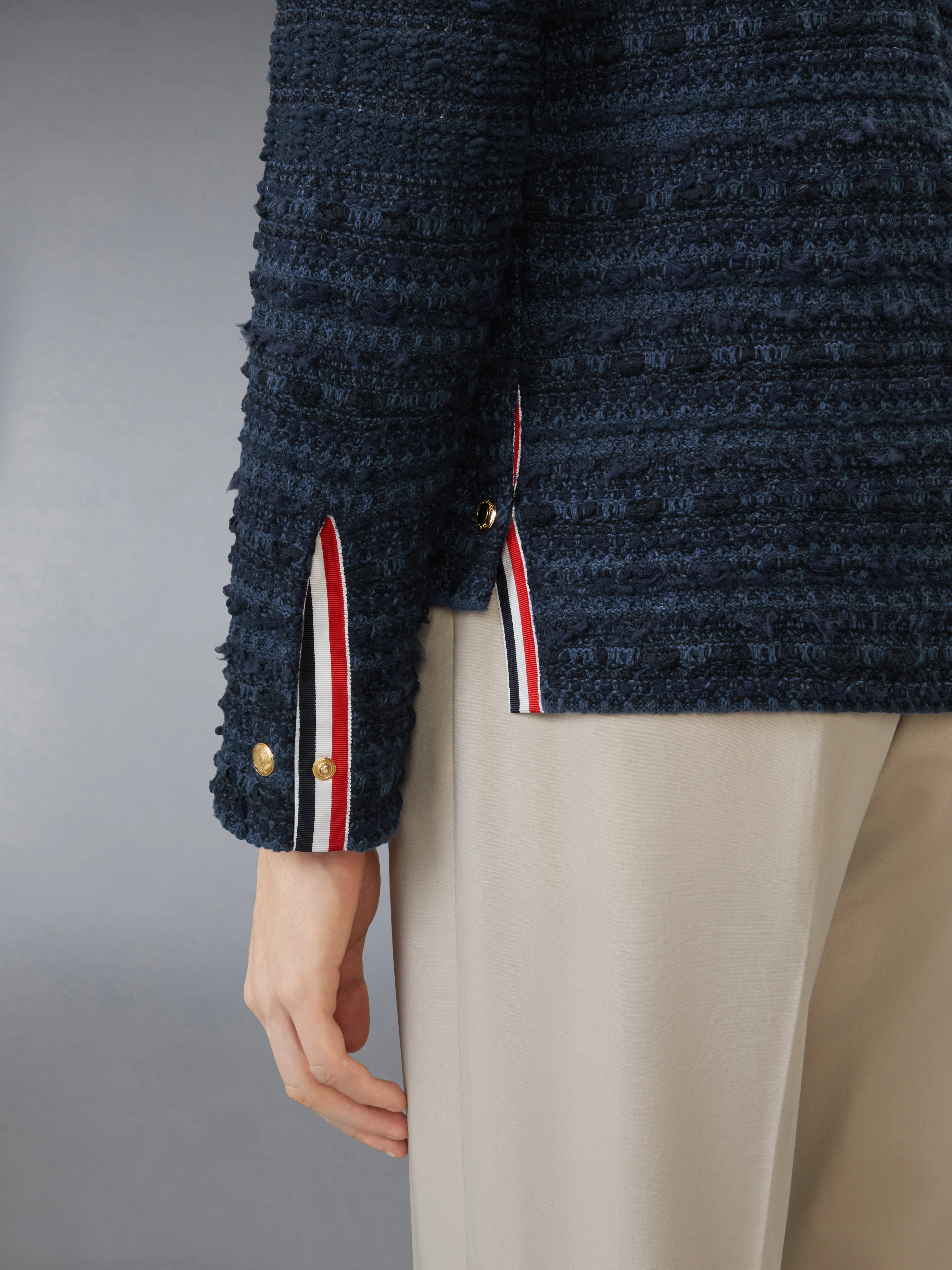 KNIT TWEED 4-BAR UTILITY JACKET - Image 5