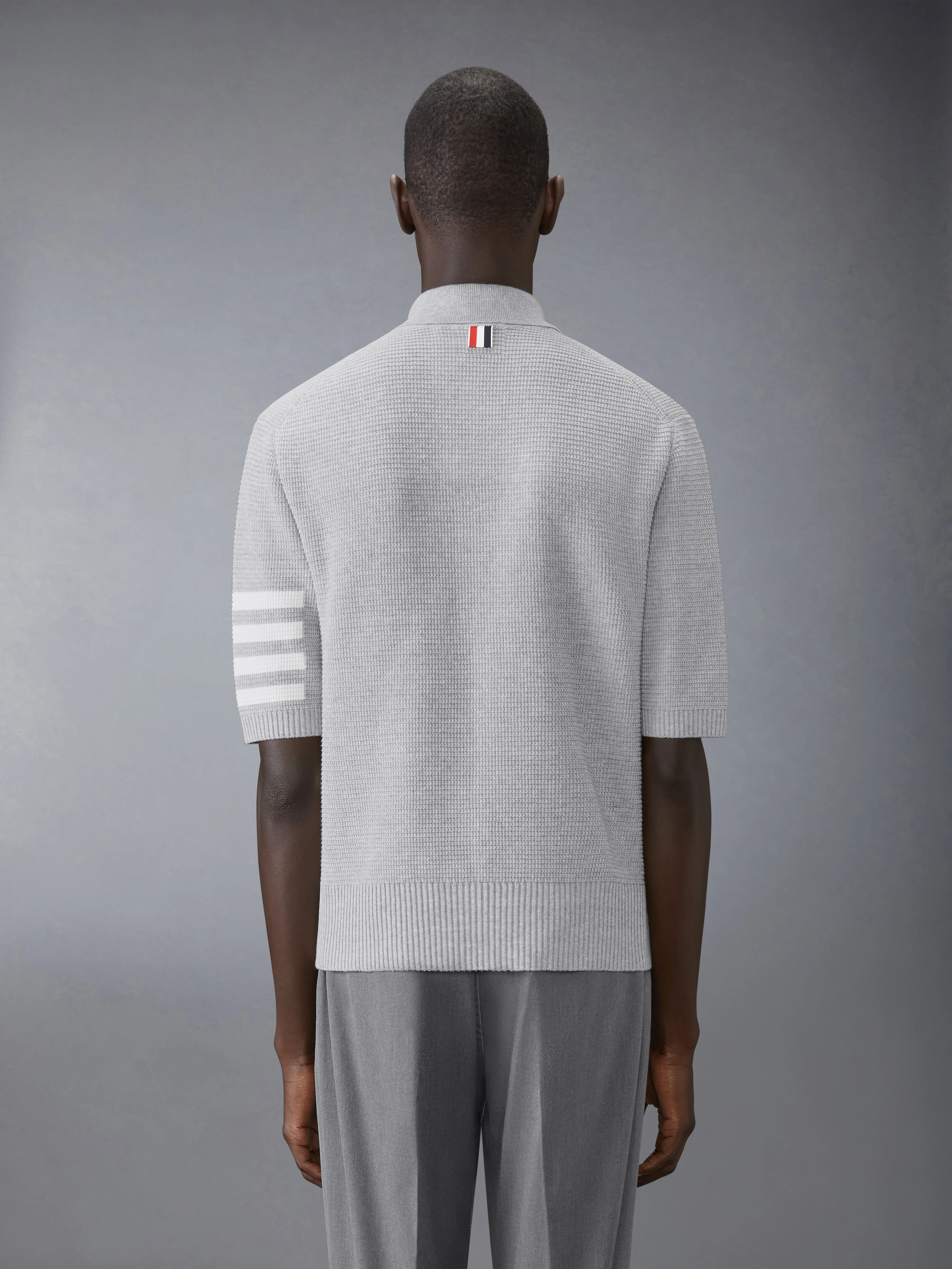 LINEN COTTON 4-BAR RELAXED FIT POLO - Image 2
