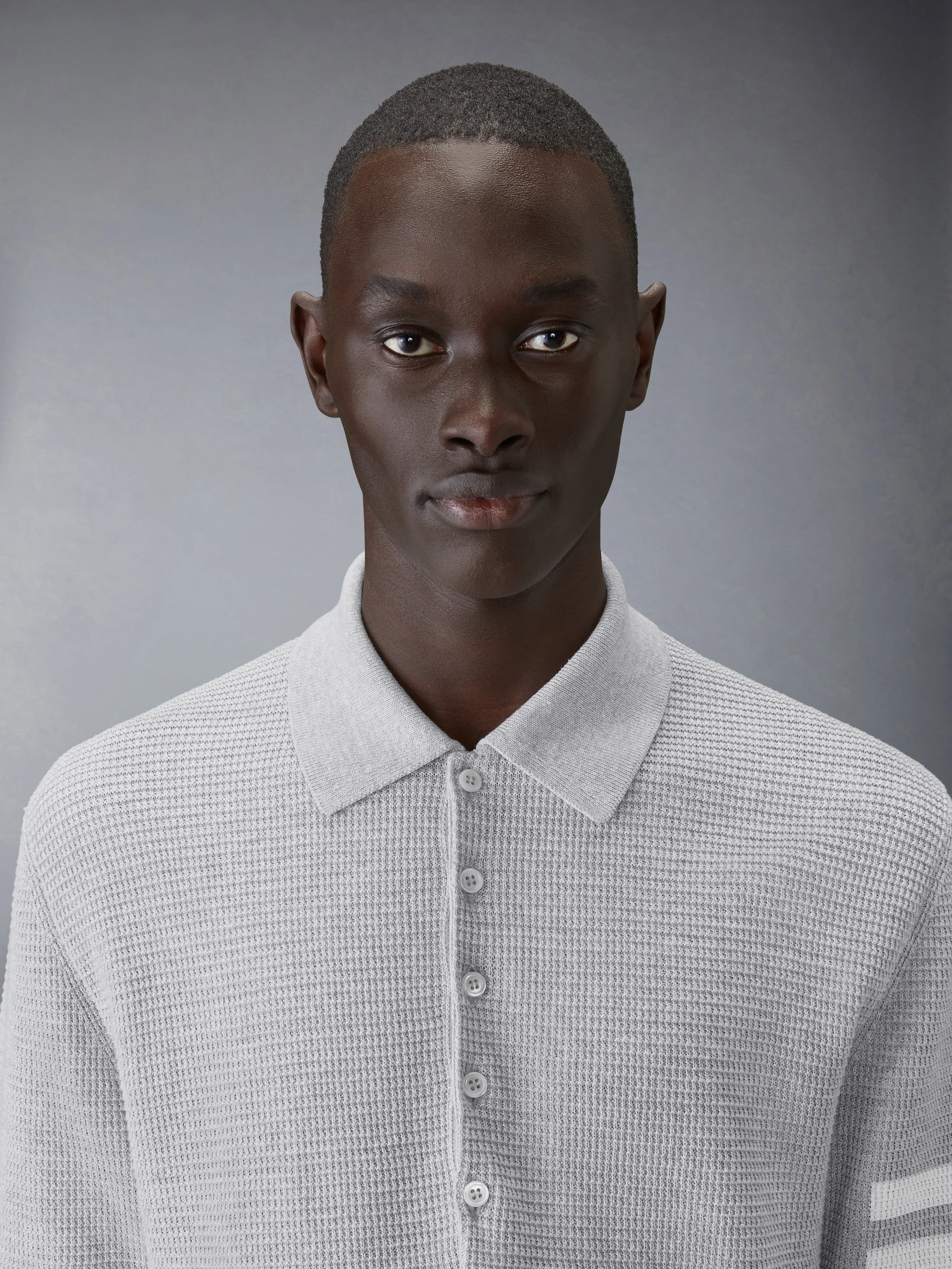 LINEN COTTON 4-BAR RELAXED FIT POLO - Image 4